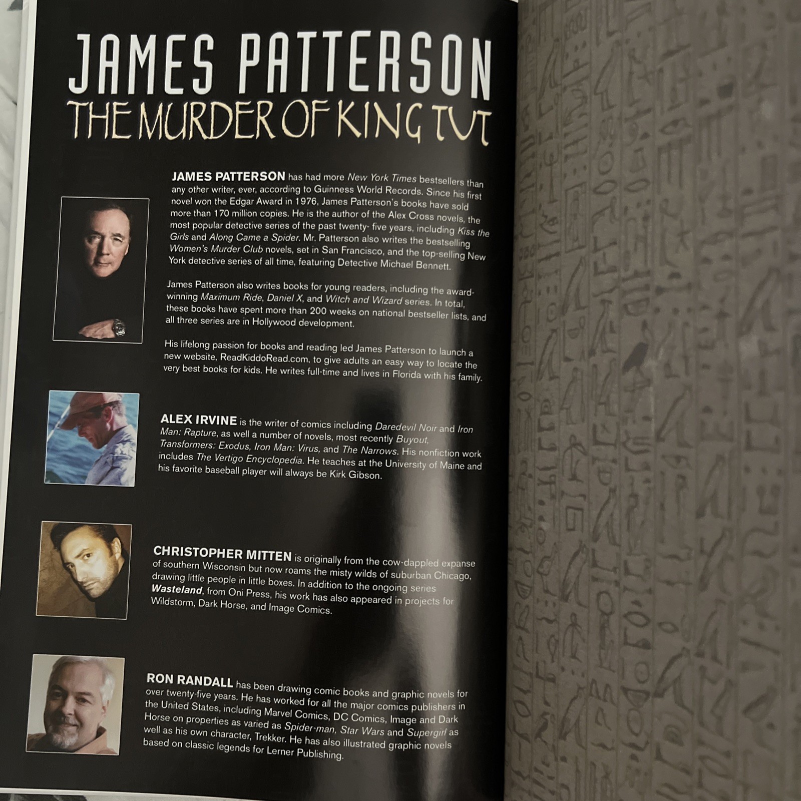The Murder of King Tut – Hardcover Graphic Novel, James Patterson IDW 112 pages