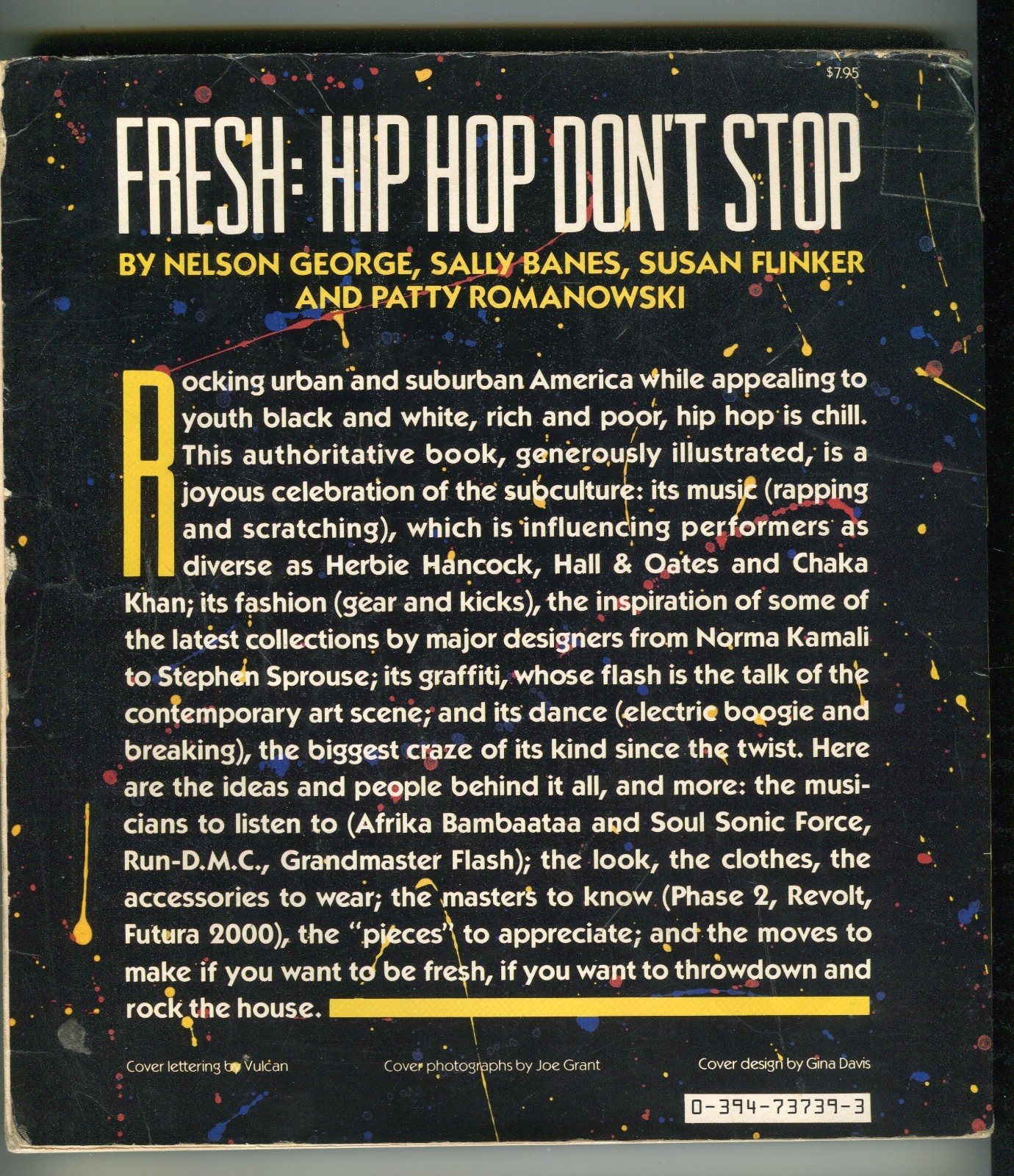 1985 Fresh Hip Hop Don’t Stop Book 119 pages