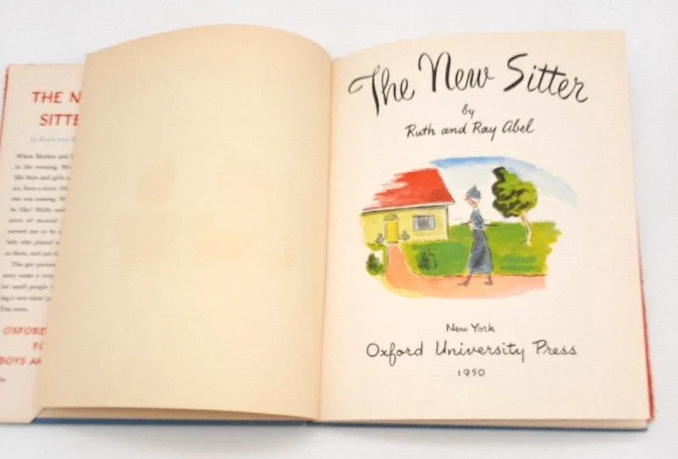 The New Sitter Ruth and Ray Abel 1940 Illustrated Children’s Oxford