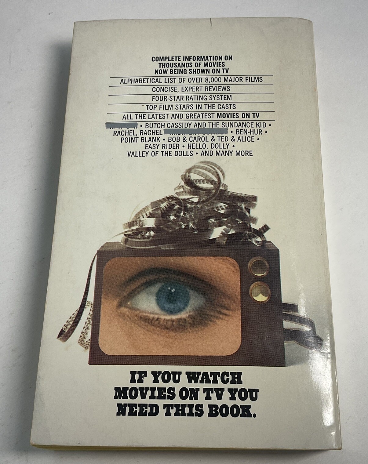Movies On TV 1972-73 Edition PAPERBACK Steven H. Scheuer