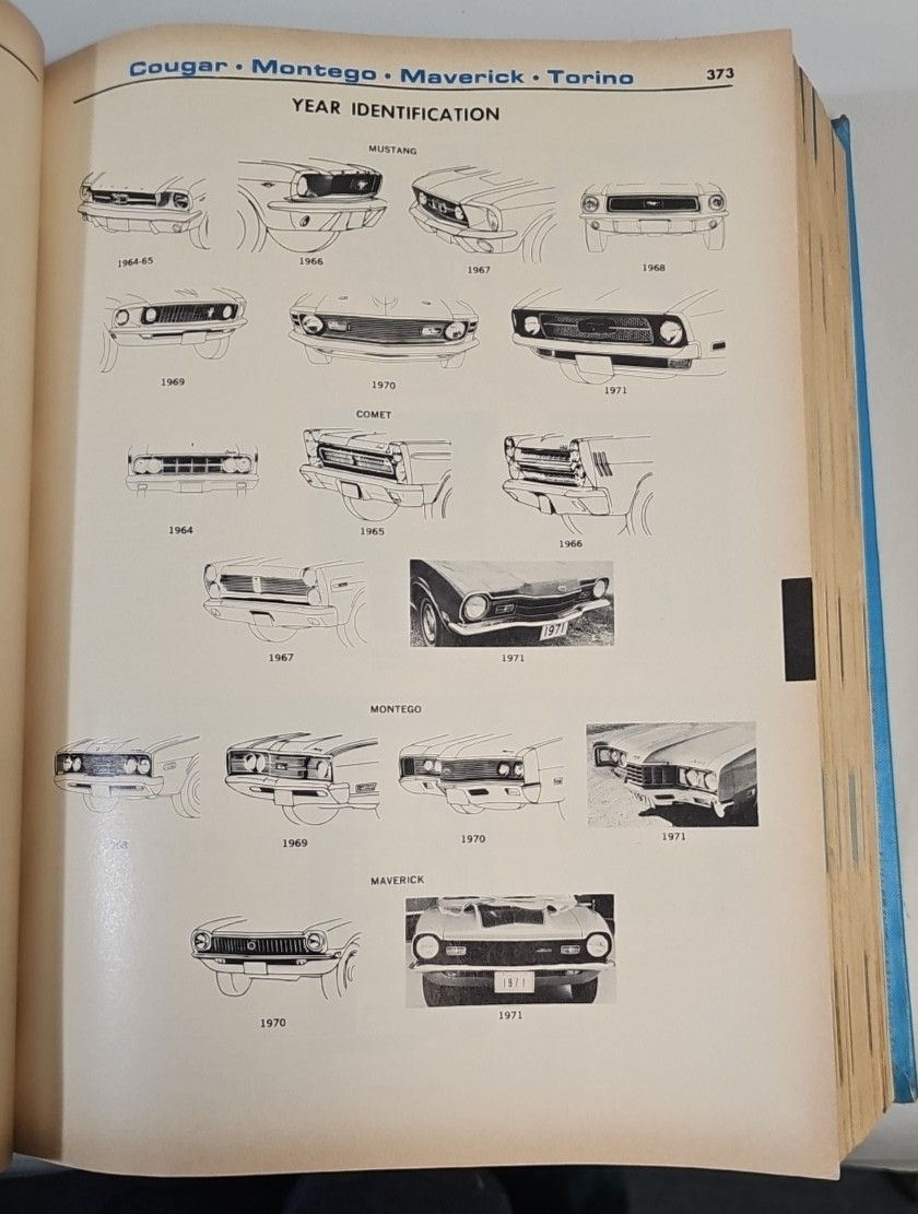 Chilton’s Auto Repair Manual 1971 American Cars 1964 to 1971 Hardcover Edition
