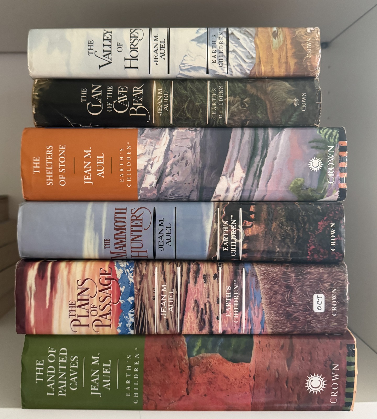 Complete Series Set EARTH’S CHILDREN 1-6 Jean M. Auel Lot 6