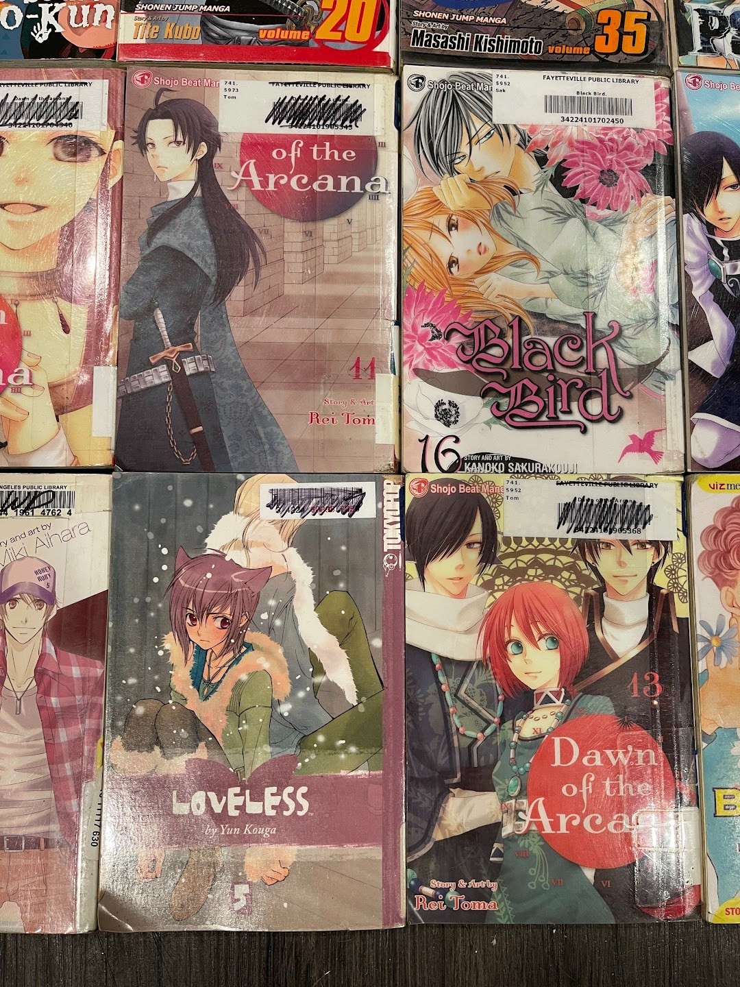 Lot Of 24 Anime/ Manga Books! Various Titles Naruto, Bleach, Dawn of the Arcana