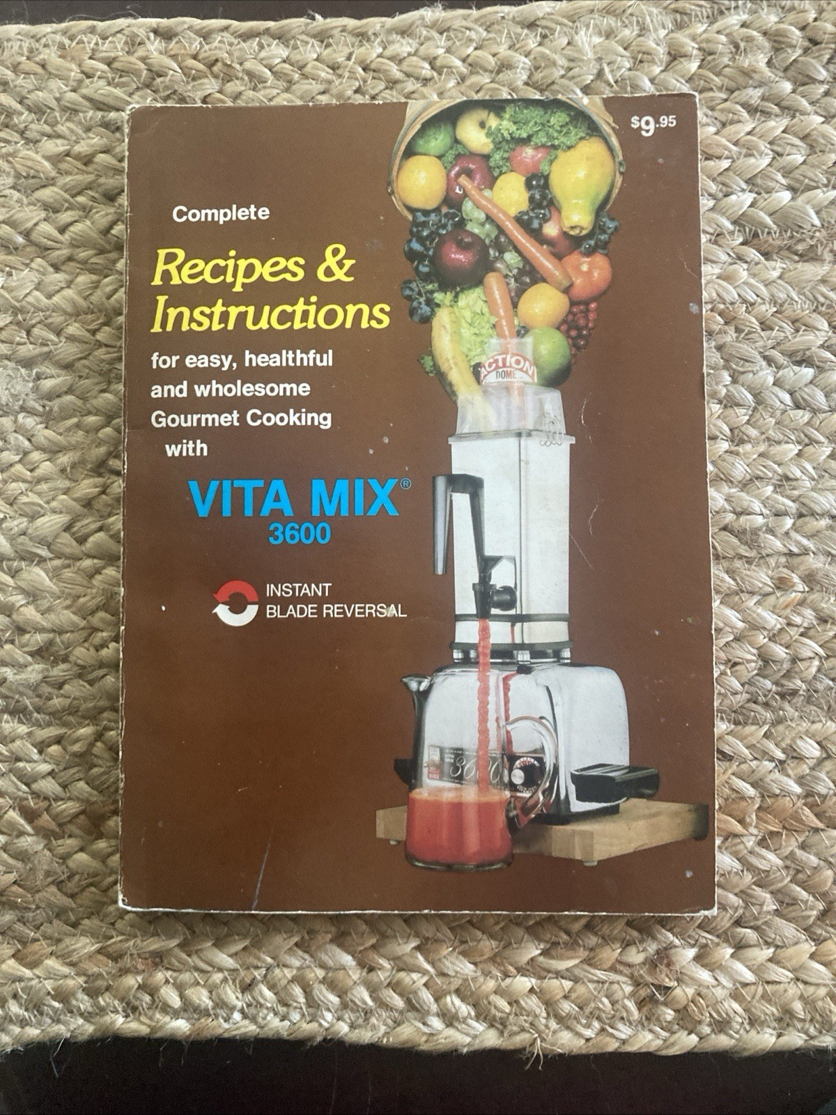 Vintage 1983 Vita Mix 3600 Complete Recipes