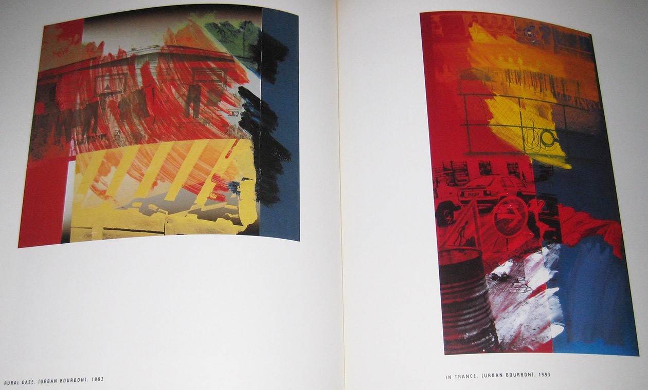 Rauschenberg Night Shades and Urban Bourbons exhibition catalog 9 in X 10.25 in.