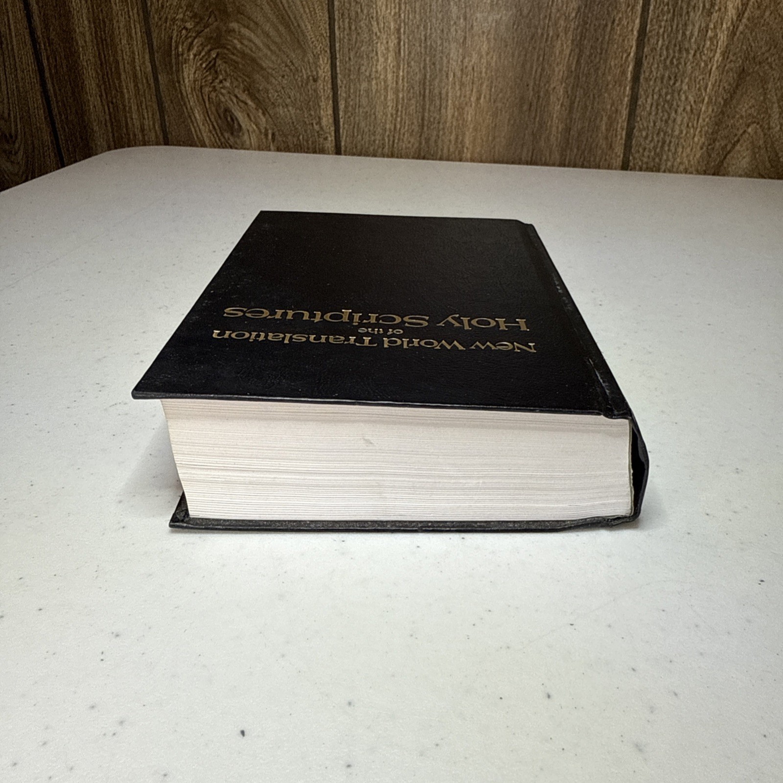 New World Translation of the Holy Scriptures Pocket Bible 1984 Faux Leather VTG