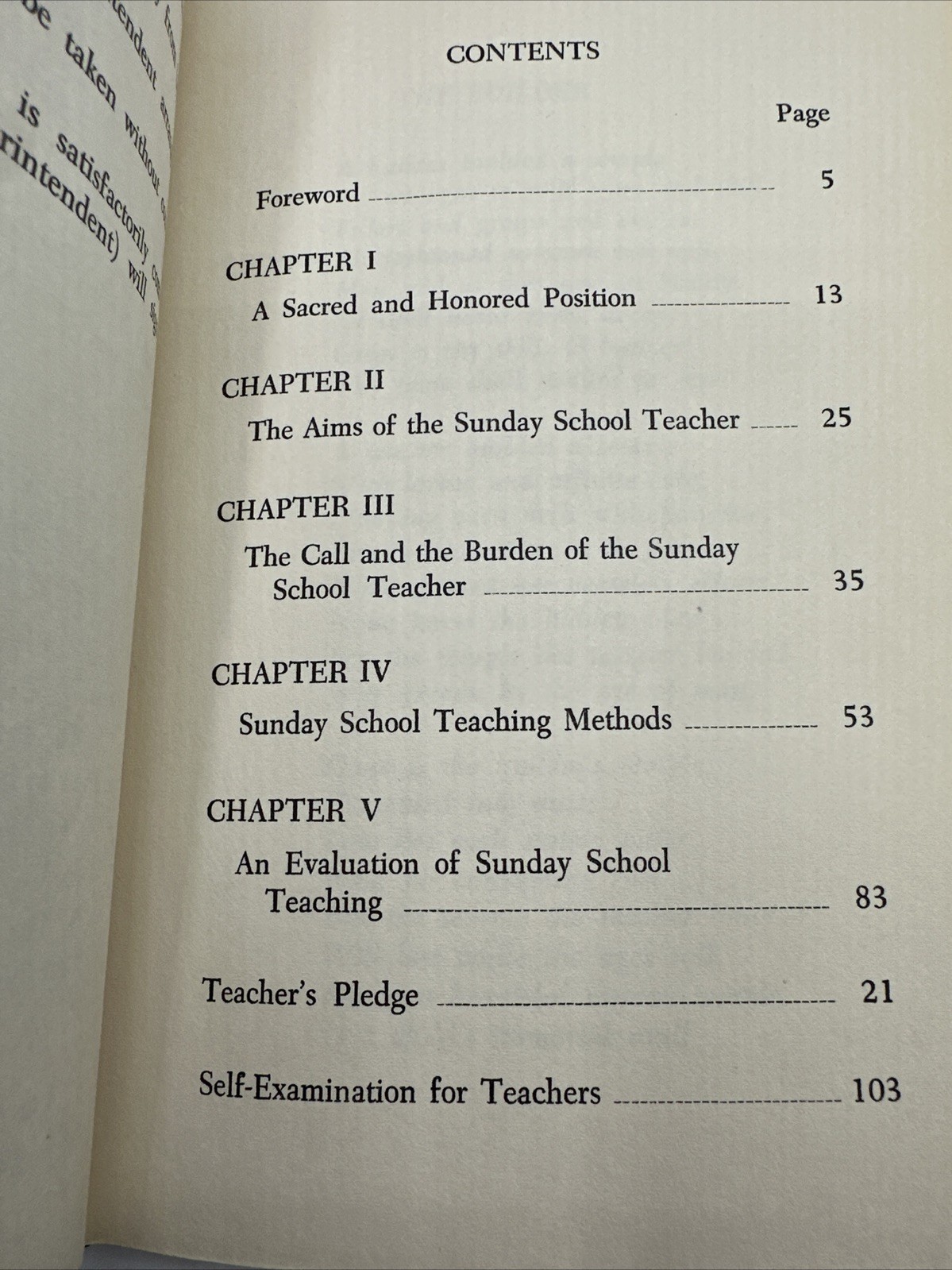 Sunday School Workers Training Course The Teacher 1959 Hardcover 101 Pages No 2