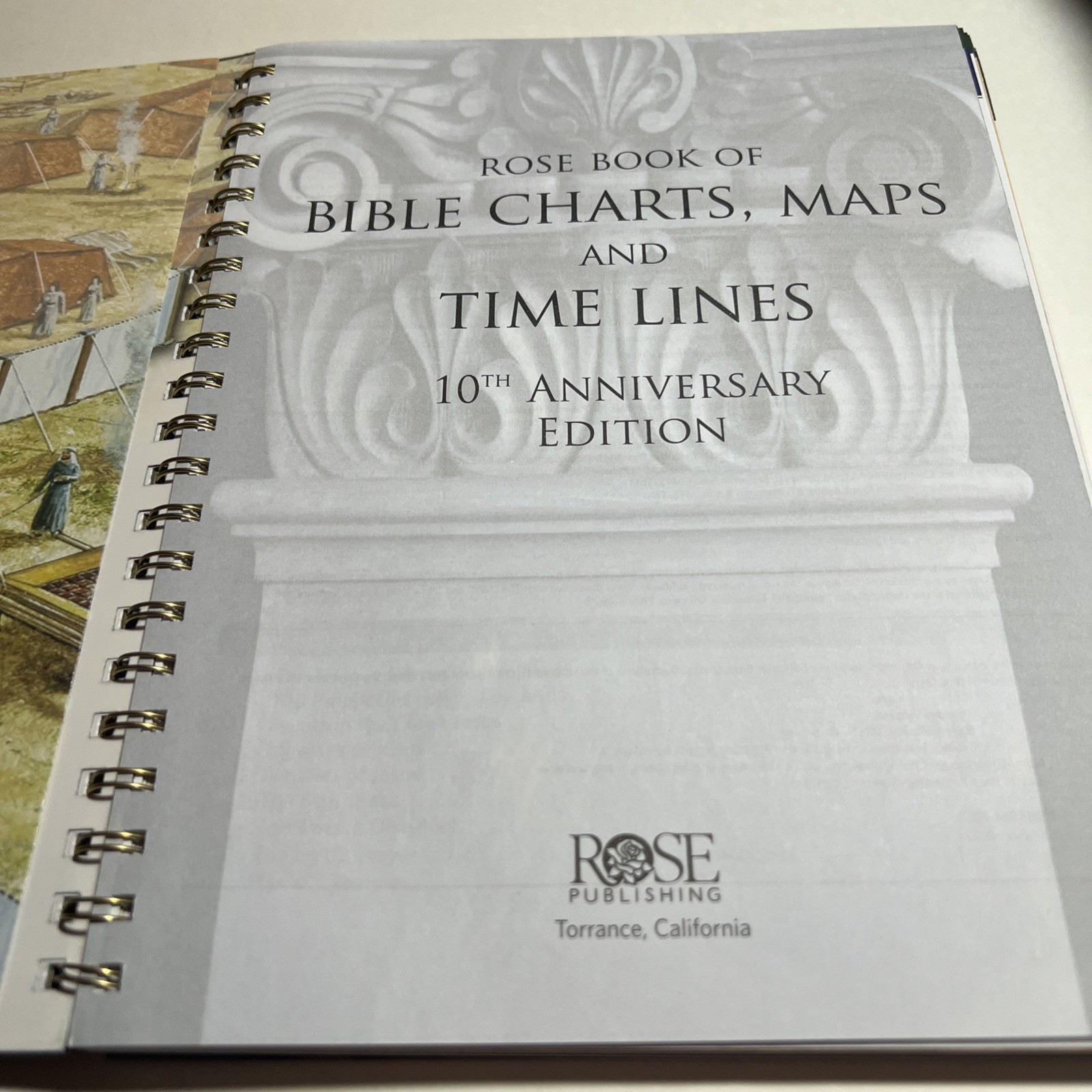 Rose Book of Bible Charts Maps Time Lines Full Color 10Th Anniversary Expanded