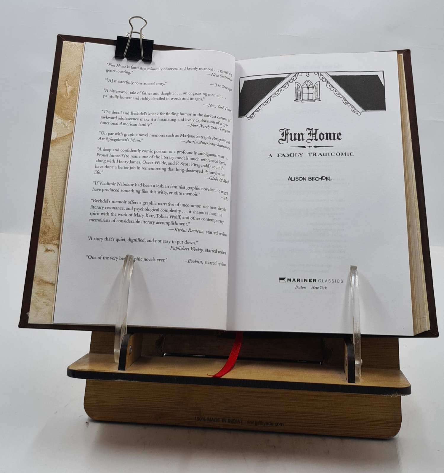 Fun Home: A Family Tragicomic By Bechdel, Alison [Premium Leather Bound]