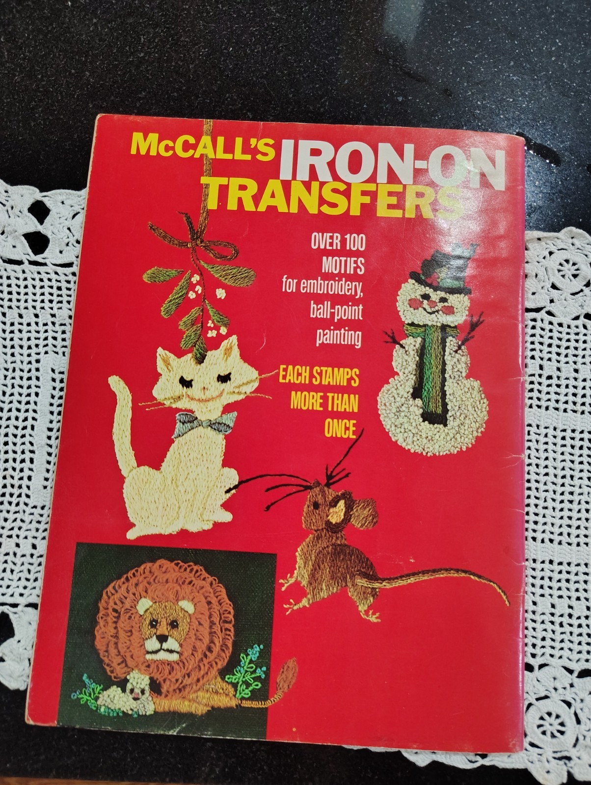 VTG McCall’s Iron On Transfers NOEL Christmas PB Booklet Vol 2