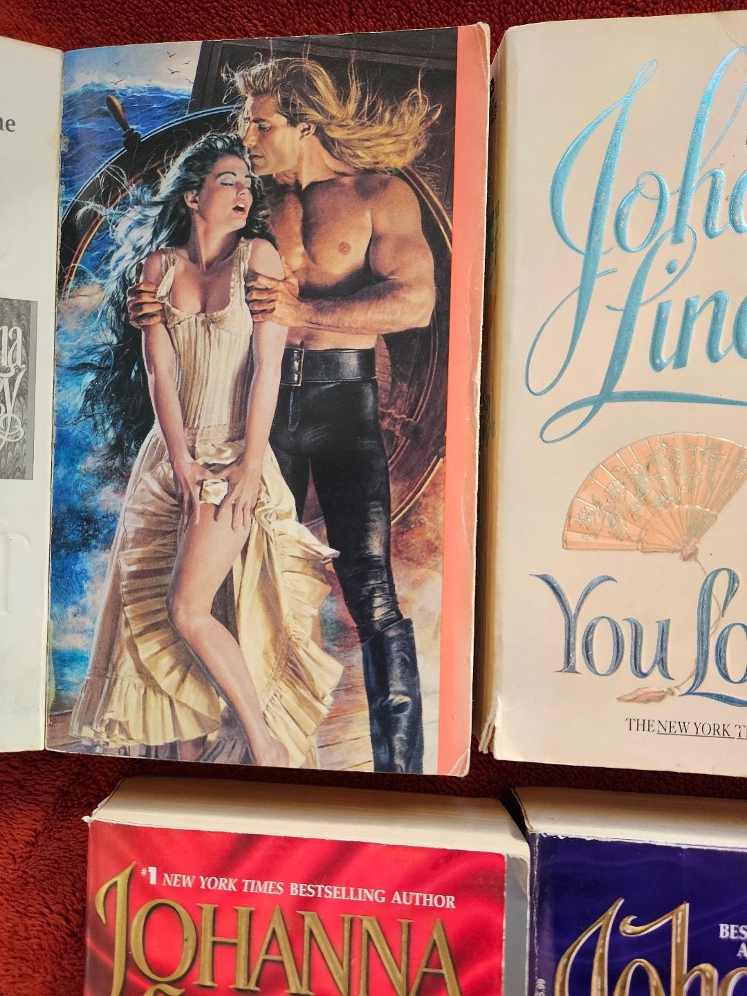 Used Romance Books – Johanna Lindsey, Bertrice Small, and other authors