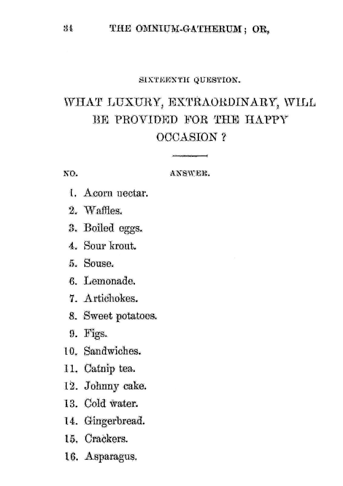 Omnium Gatherum Or The American Fortune Teller „1872“ 39 Pages