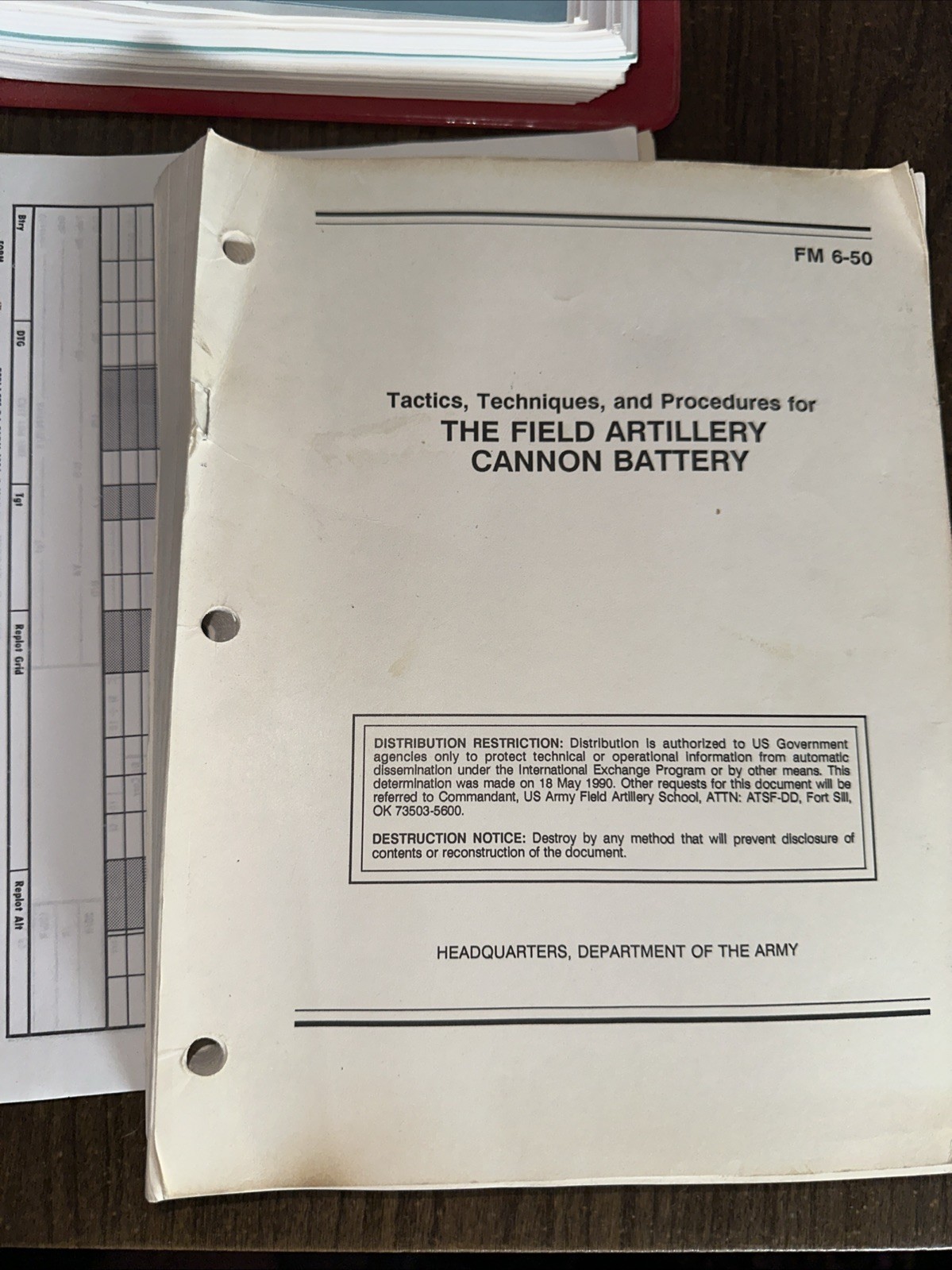 COMPLETE SET Reserve Component Instructor Training Course Loose Leaf Lot