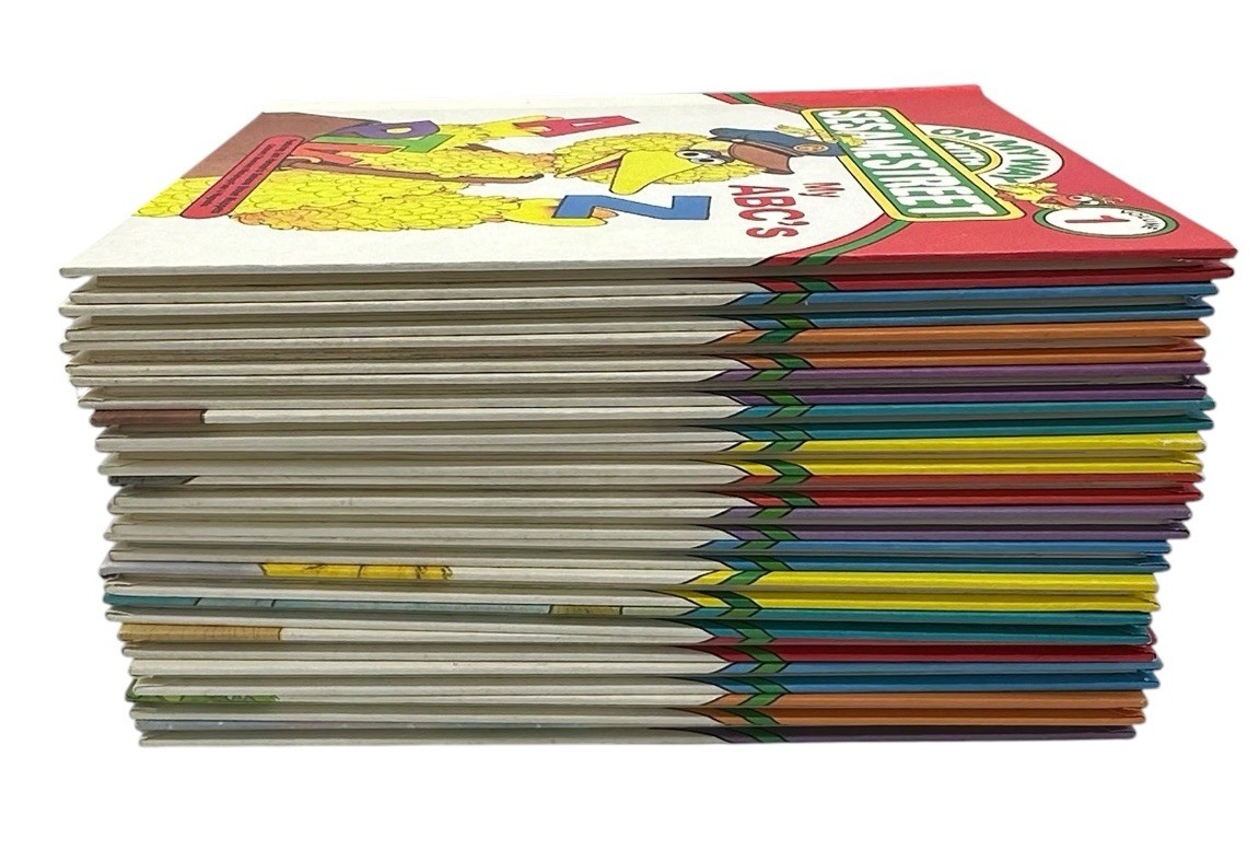 1989 On My Way With Sesame Street Books Complete Set 1-15 CTW Funk & Wagnalls