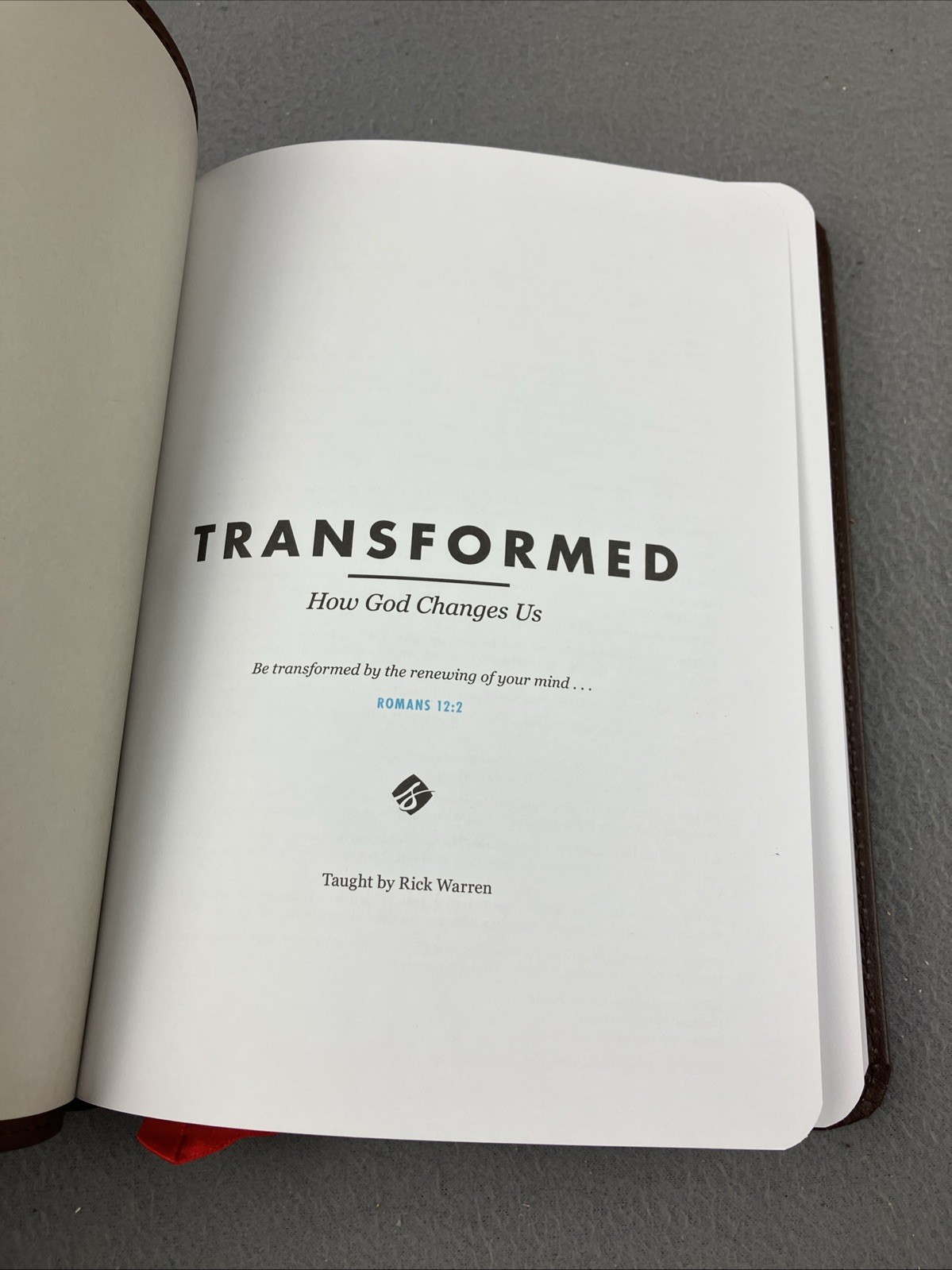 Transformed How God Changes Us Bible Study – Campaign Starter Kit Rick Warren