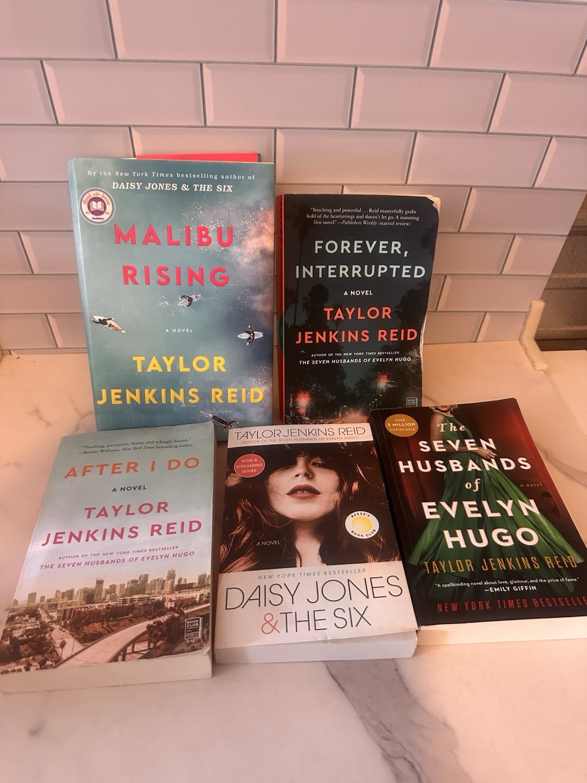 Taylor Jenkins Reid Lot Of 5 Evelyn Hugo Daisy Jones Malibu Rising