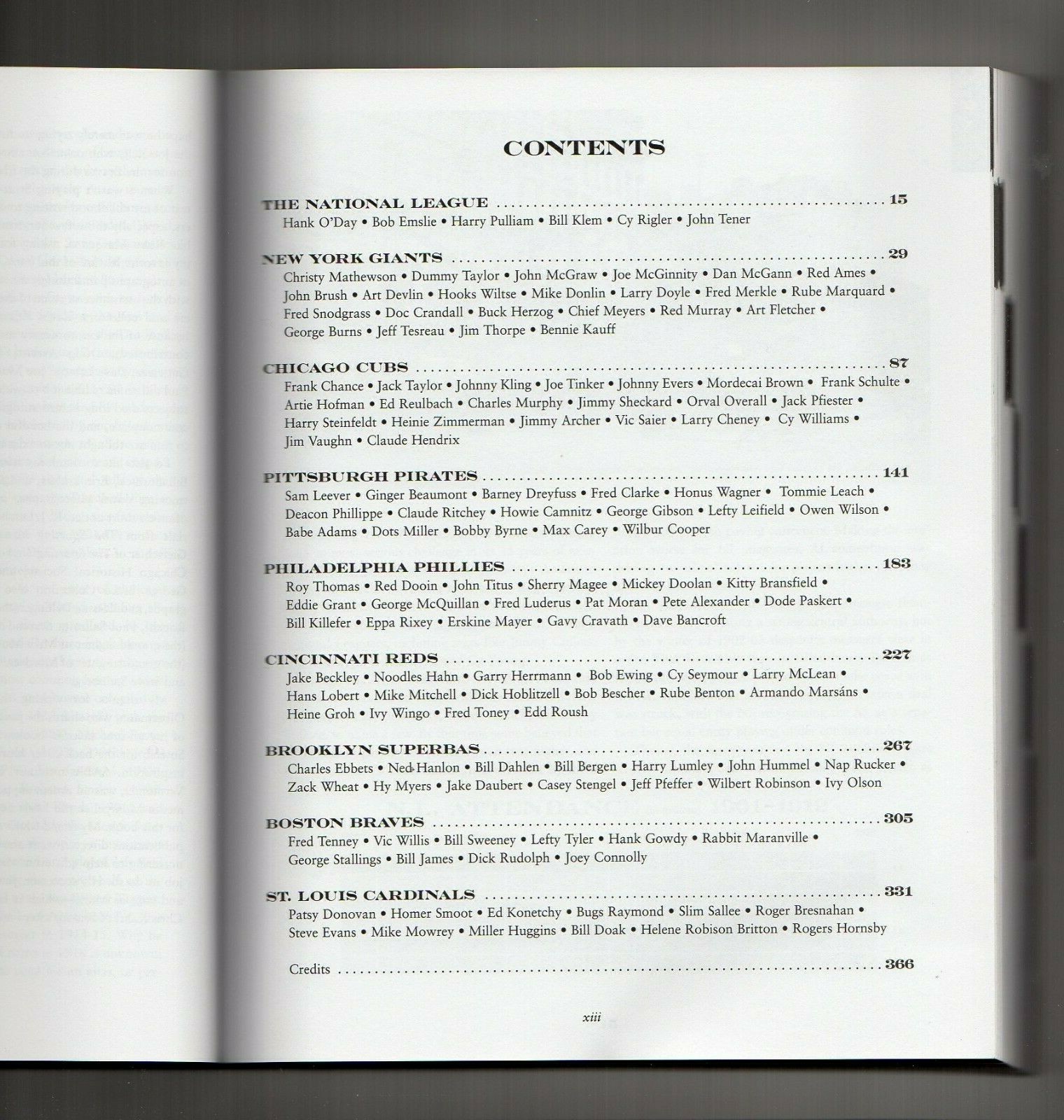 NATIONAL LEAGUE DEADBALL STARS | 140+ baseball biographies (367 large pages) B