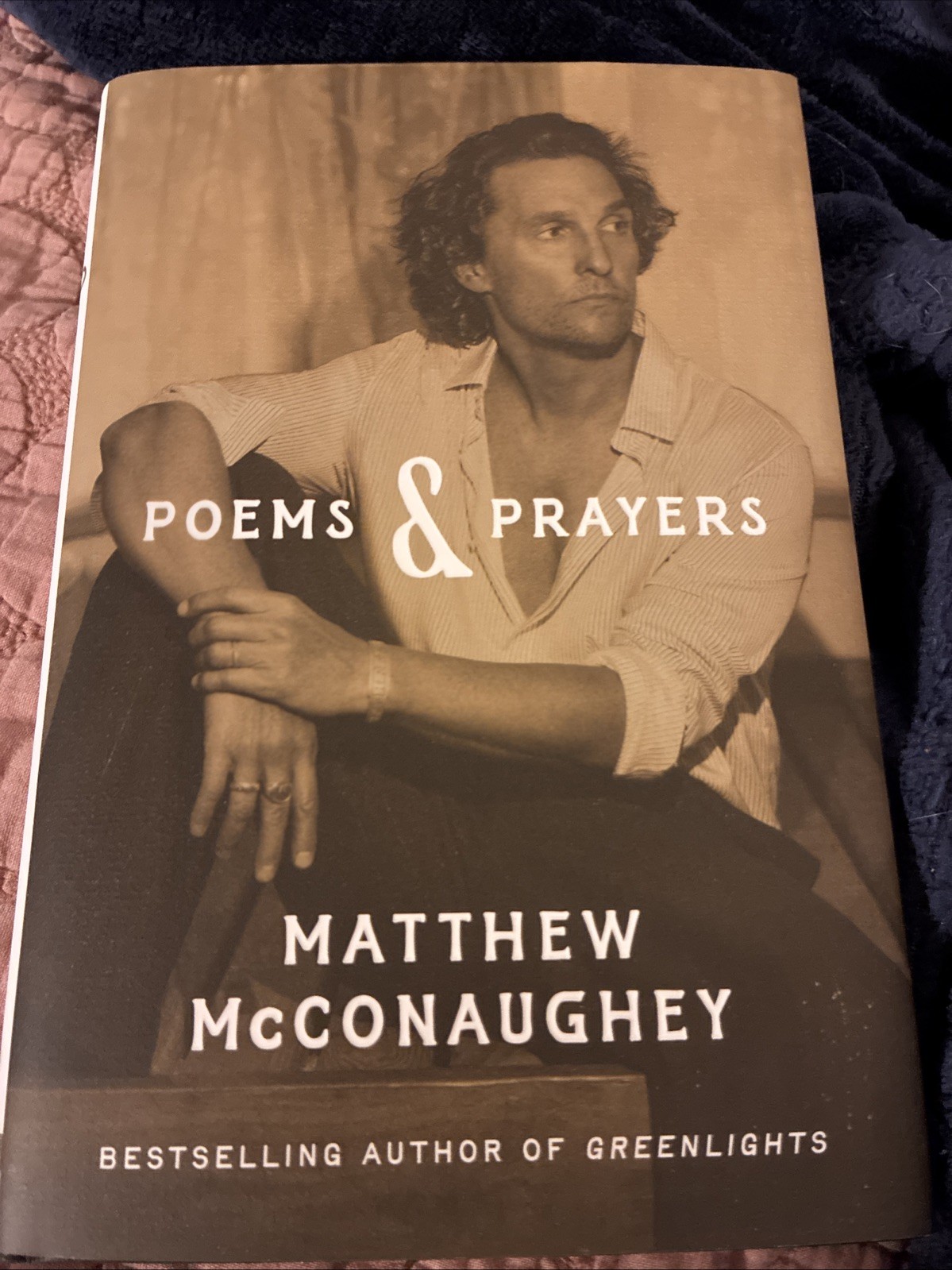 Poems and Prayers by Matthew McConaughey (2025, Hardcover) First Edition NEW