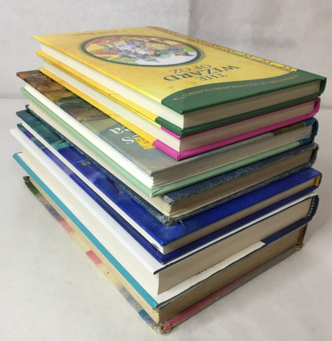 Classic Literature Lot of 7 – Wizard of Oz Alice 20,000 Leagues Cay Heidi Island