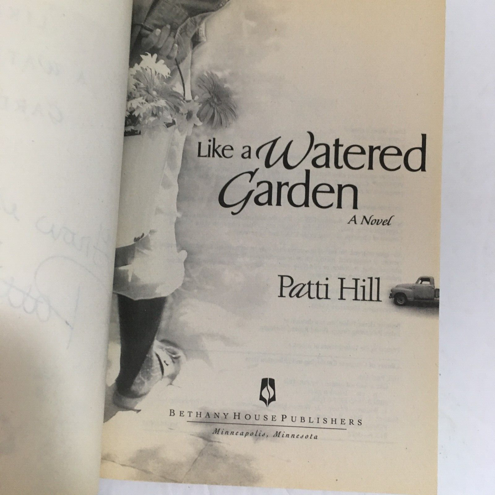 Christian Romance Patti Hill – Like a Watered Garden – Trade PB/Signed