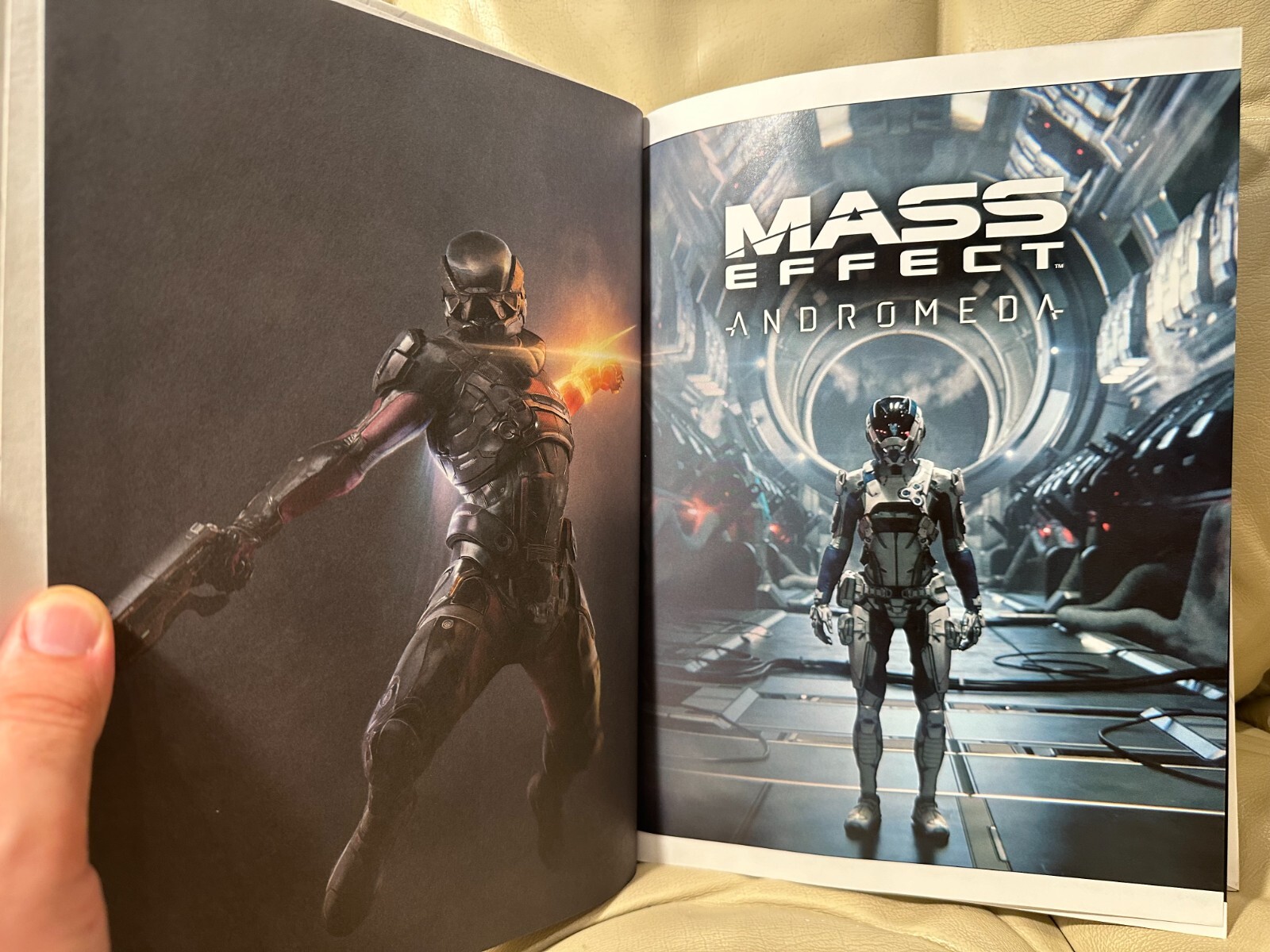Mass Effect: Andromeda Initiative Strategy Guide Pathfinder Hardcover White Book