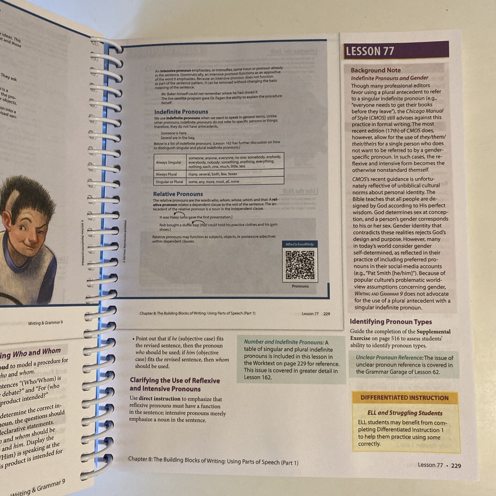 BJU Press Writing & Grammar Grade 9 Teacher’s Edition Part 1 & 2 4th Edition