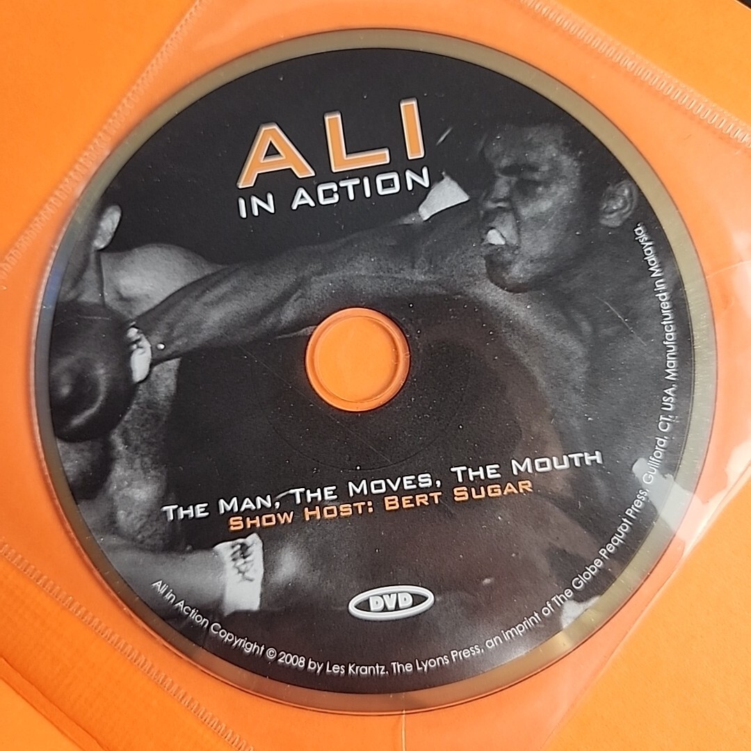 2 Books on Muhammad Ali : Handbook & Ali in Action DVD Documentary HC Nice