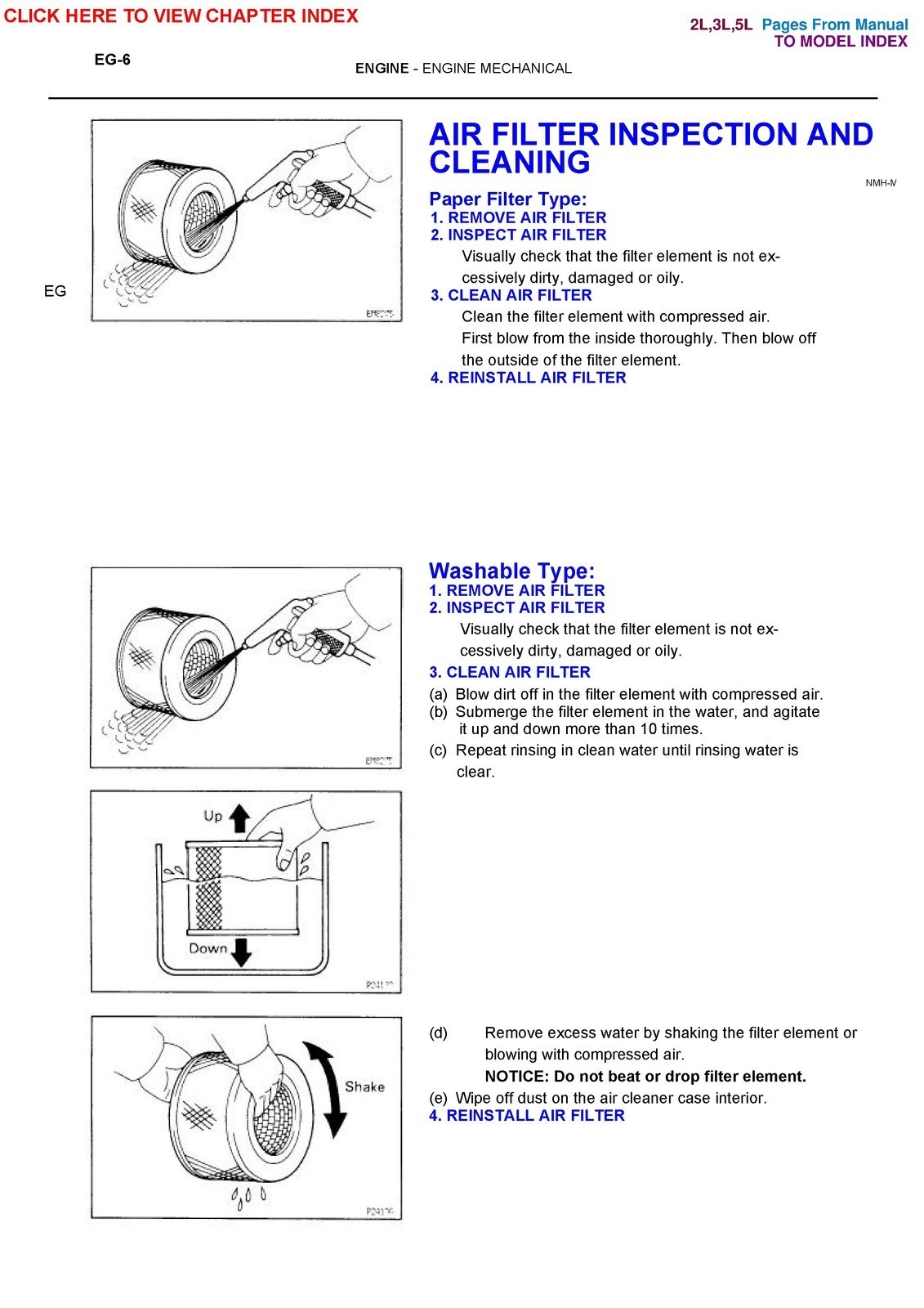 TOYOTA 2L 3L Diesel Engine Repair Manual 1999, EXTRA-DUTY BINDER, TOUGH COVERING