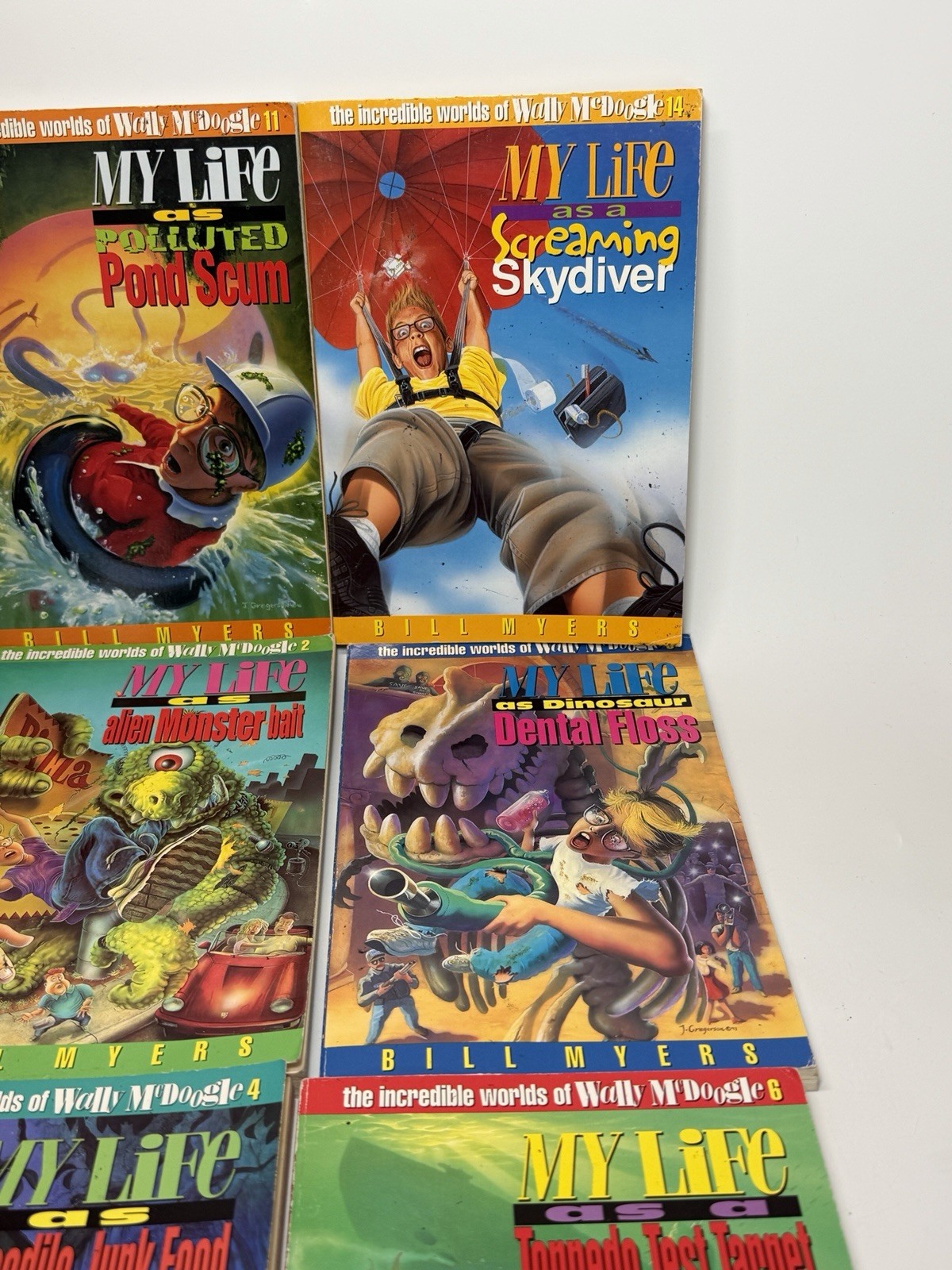 Bill Myers My Life as Wally McDoogle Book Lot 11 PB Books #1-17 Mixed Titles