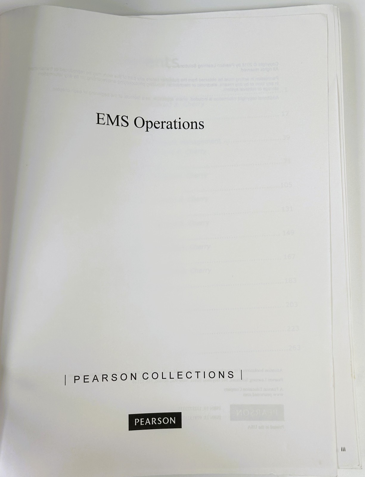 EMS Emergency Medical Services Operations Manual PB EX Condition