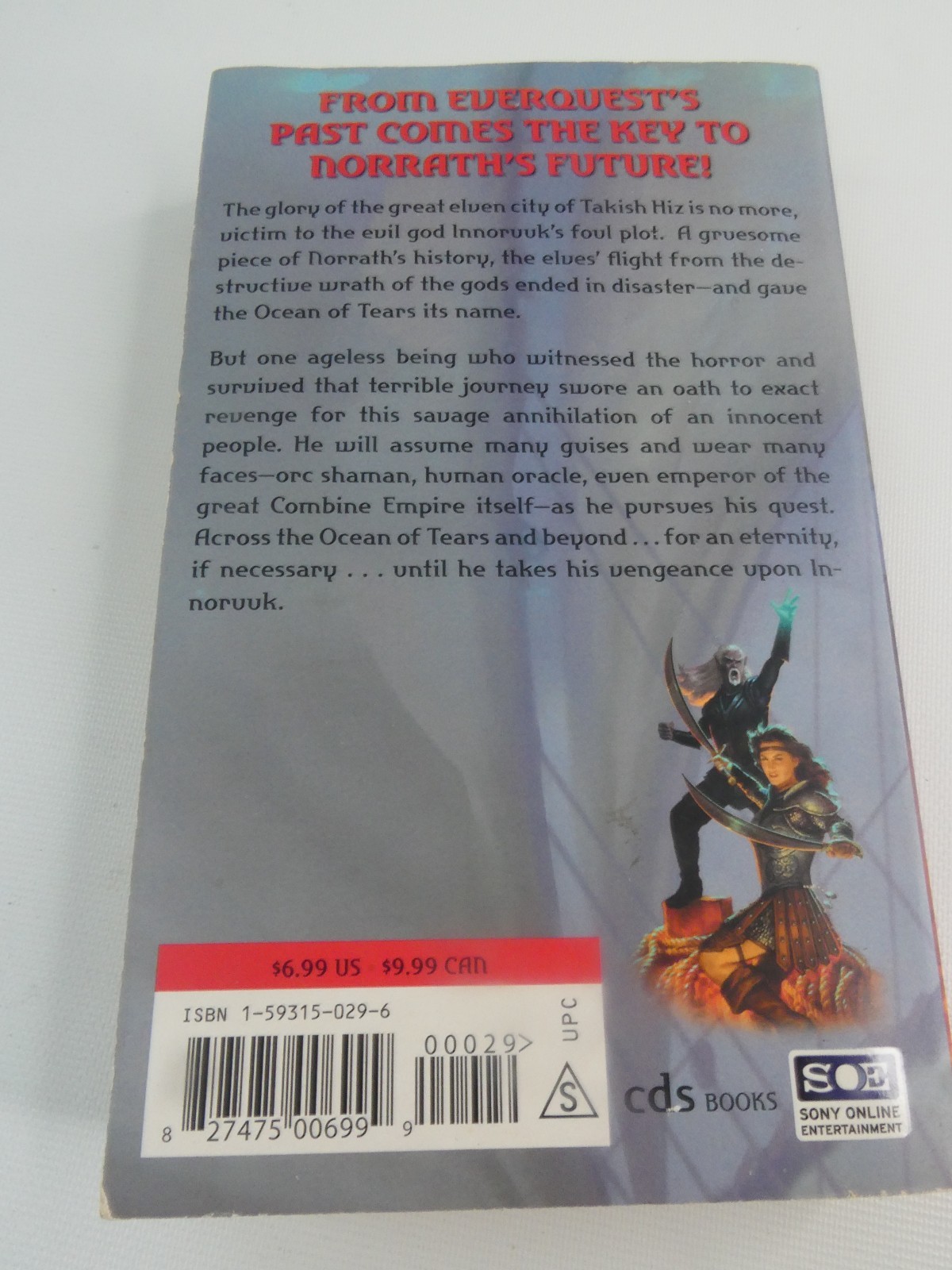 EverQuest: The Ocean of Tears By Stewart Wieck Paperback CDS Fantasy Book