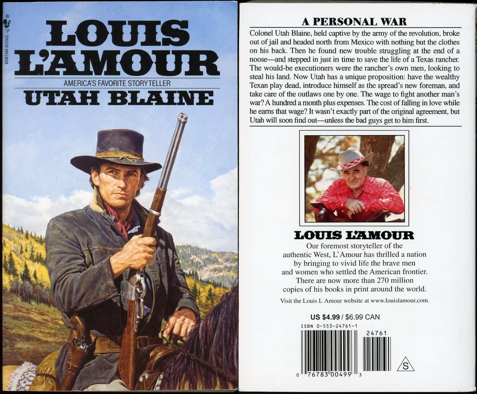 Western Action Adventure Lot of 8 Paperback by Louis Lamour