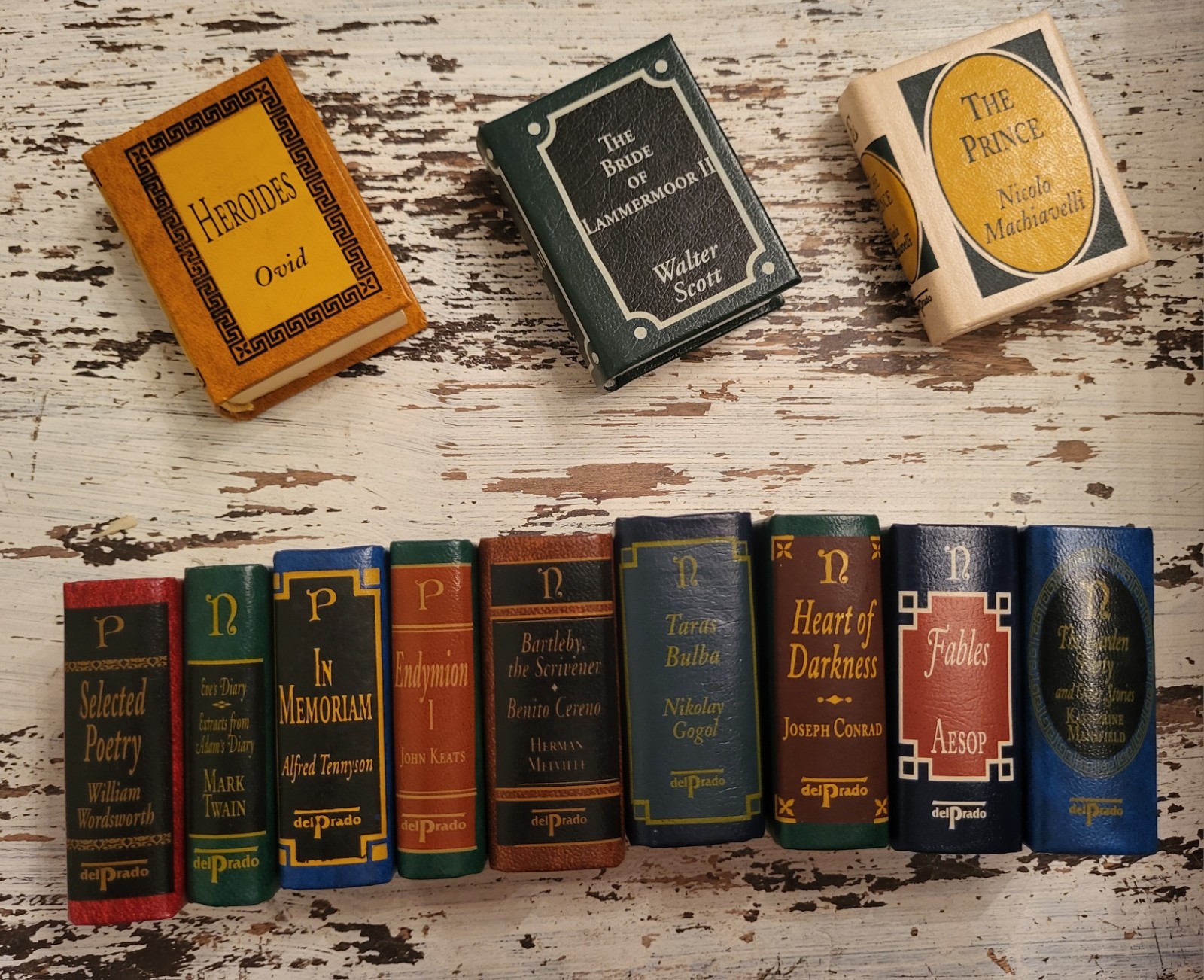 Del Prado Miniature Books Classics Library Your Choice Of Titles Leather Mini