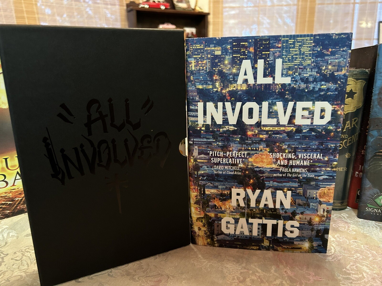 MASSIVE Ryan Gattis~ALL INVOLVED~SIGNED LIMITED #487/500 1ST/DJ~NEW SLIPCASE HC