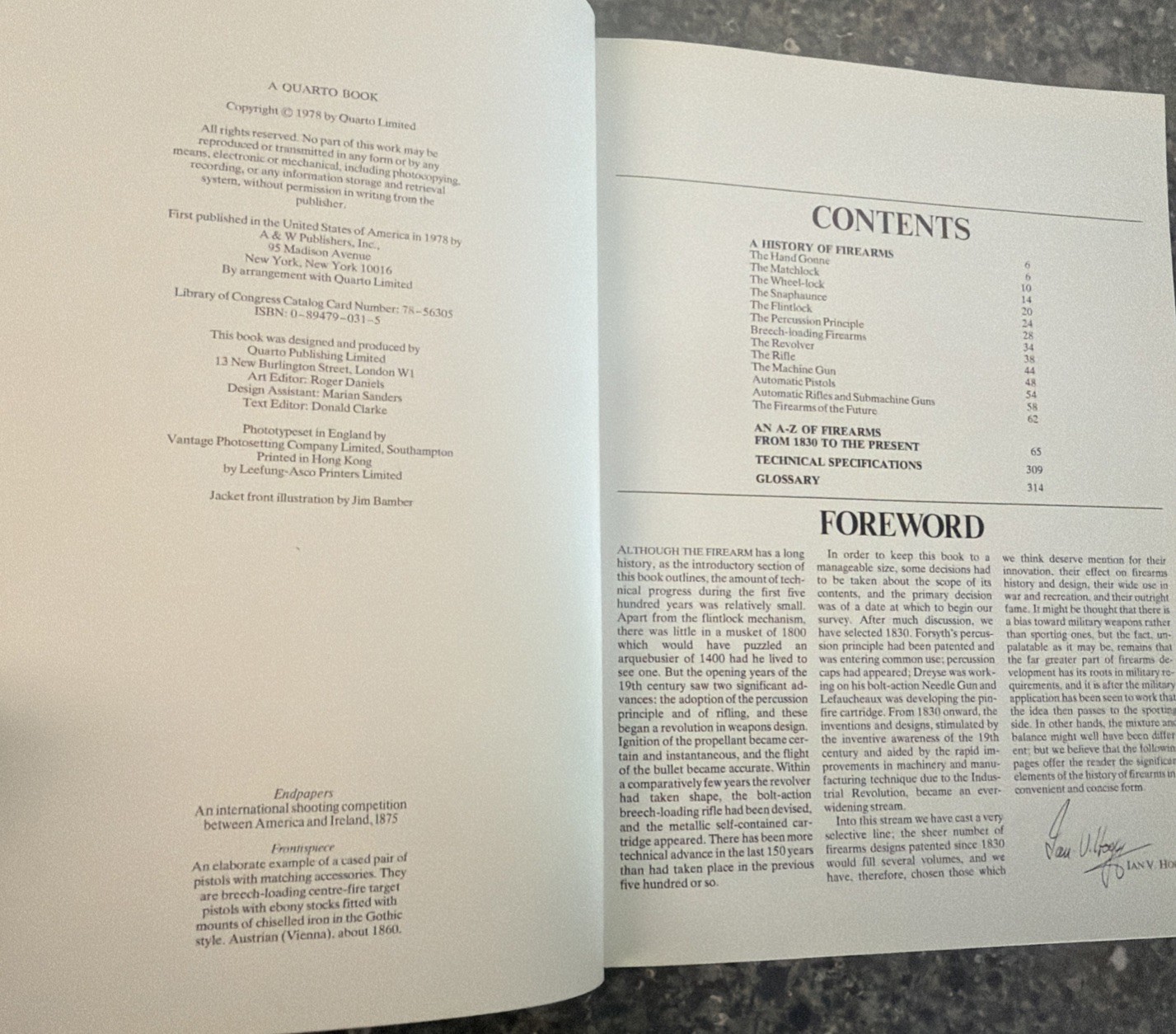 Complete Illustrated Encyclopedia of the World’s Firearms by Ian V. Hogg (1978)