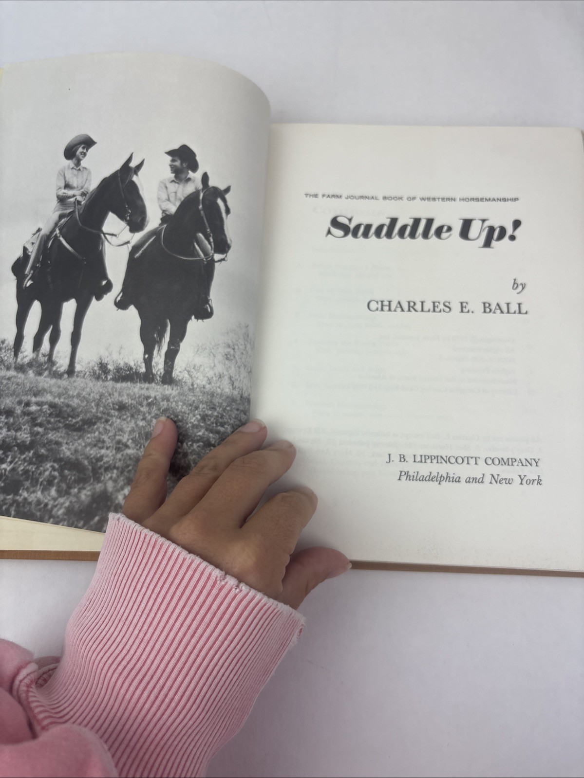 Saddle Up The Farm Journal Book of Western Horsemanship by Charles Ball 8th PRT