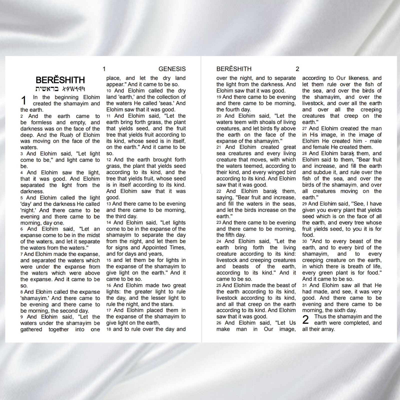 HalleluYah Scriptures Genuine Leather Large Print & Extra Books
