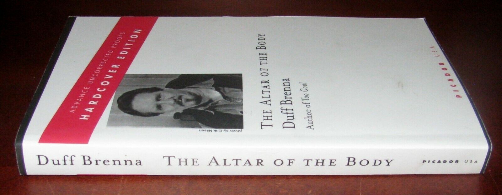 Altar of the Body Duff Brenna ARC Advance Uncorrected Proof Picador Fiction
