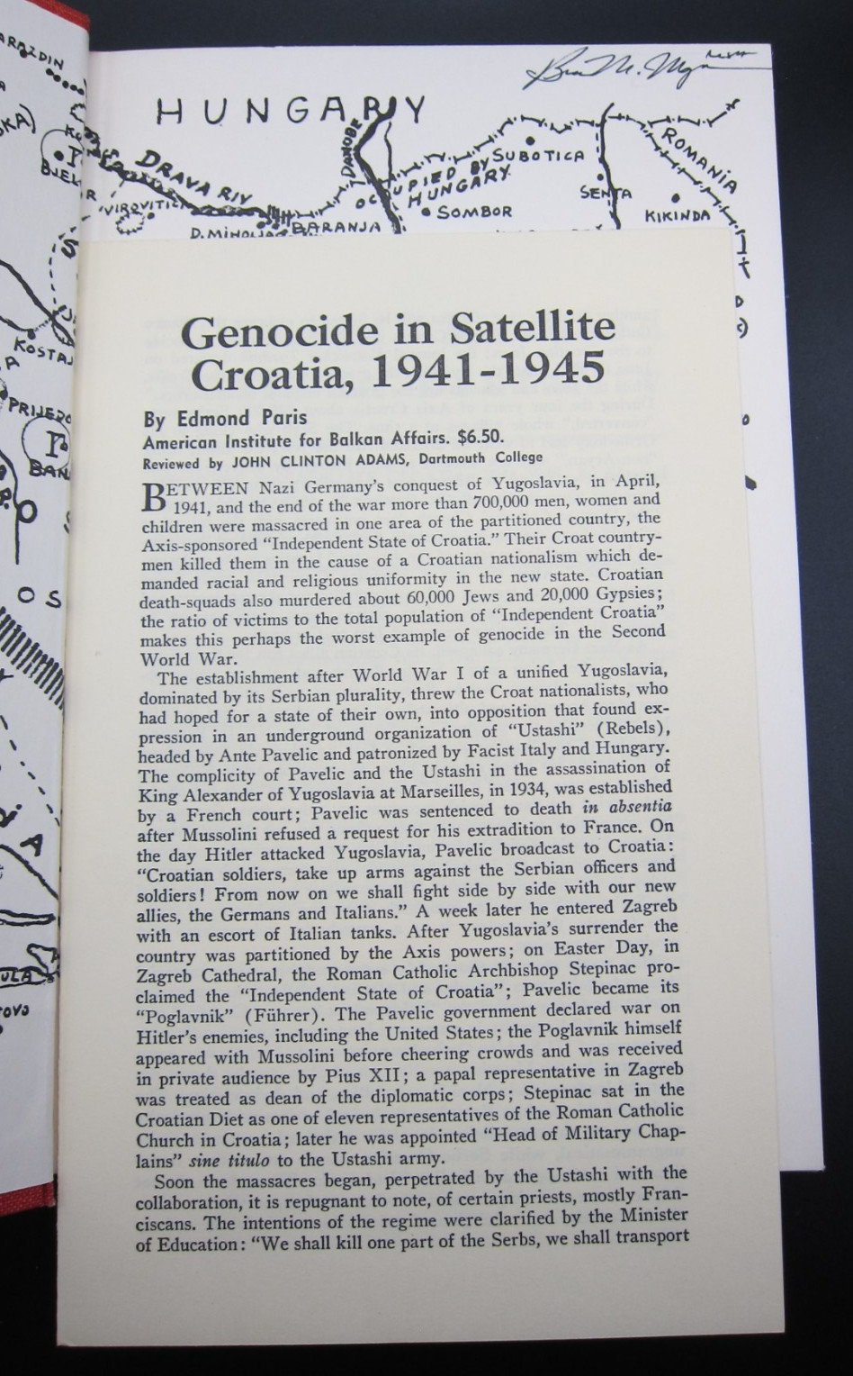 Genocide in Satellite Croatia, 1941–1945 by Edmond Paris, 2nd Edition