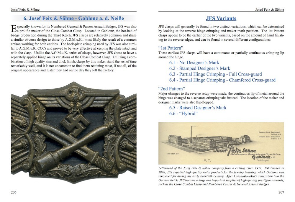 The German Close Combat Clasp of World War 2 by Thomas M. Durante