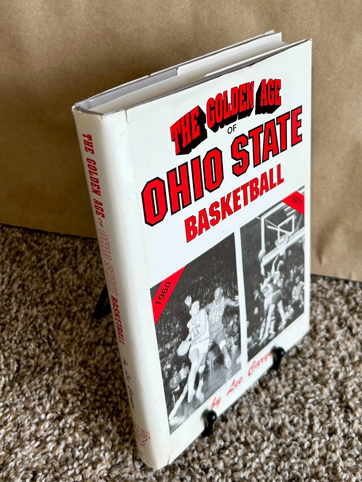 Golden Age of Ohio State Basketball by Lee Caryer, 1991 HC w/DJ, 1st/1st SIGNED