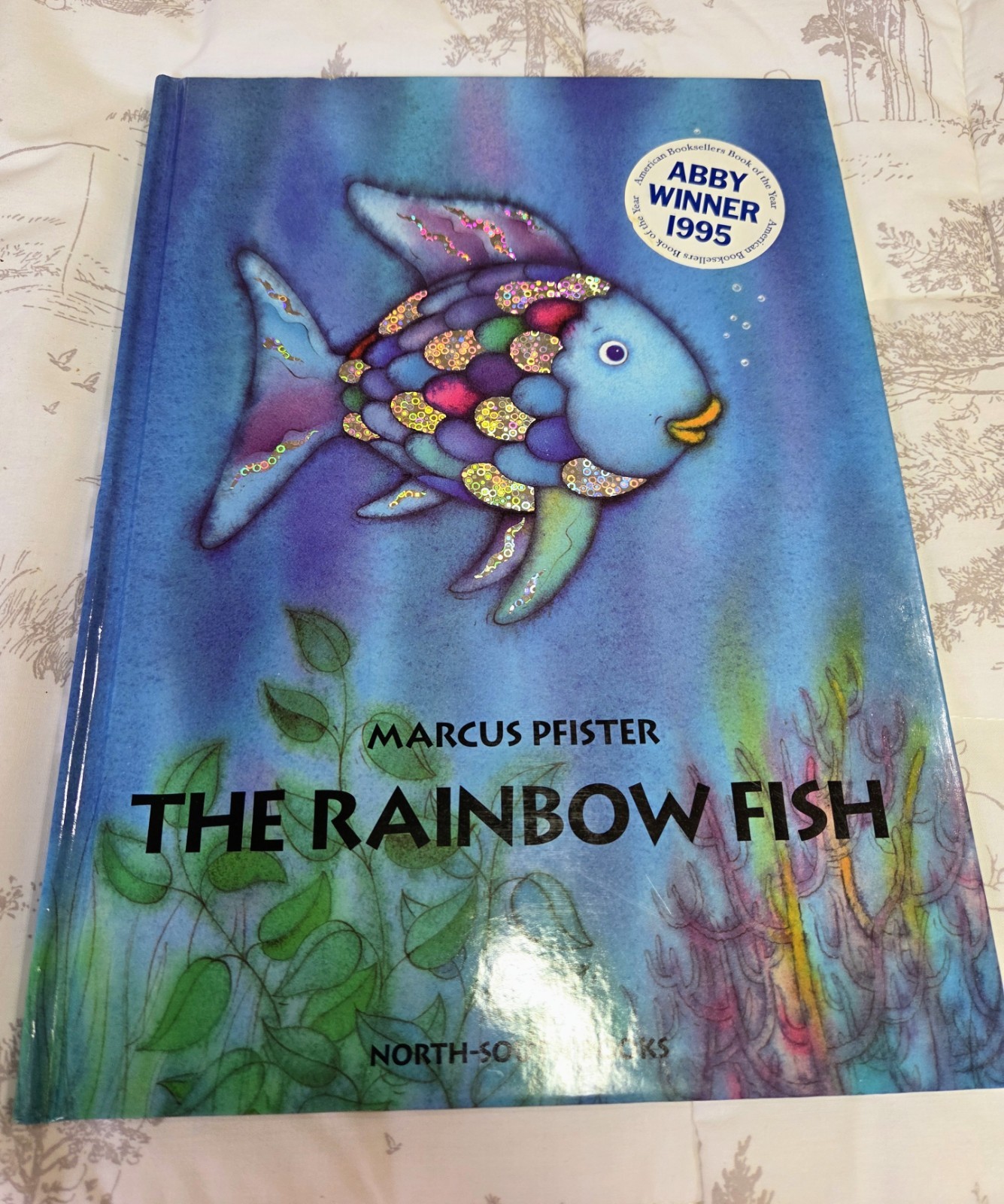 The Rainbow Fish by Marcus Pfister Hardcover 1992 Foil Illustrated Book