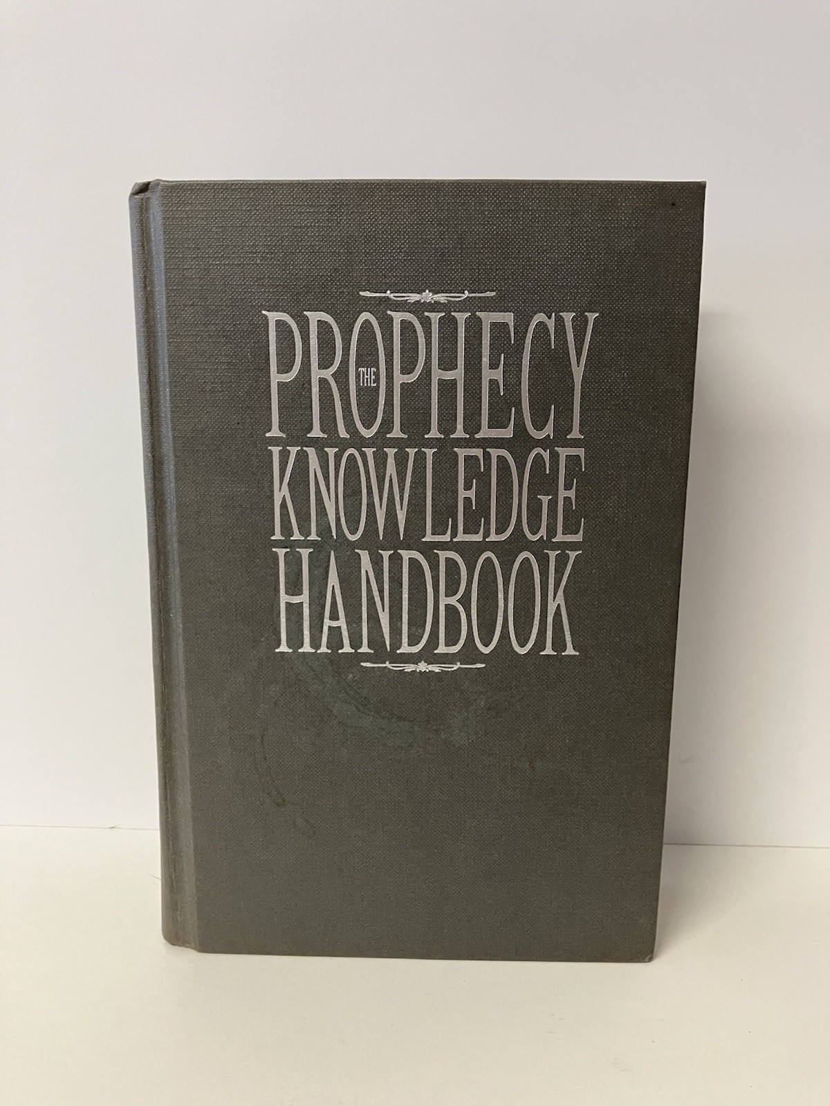 The Prophecy Knowledge Handbook by John Walvoord (1990, Hardcover) VERY GOOD