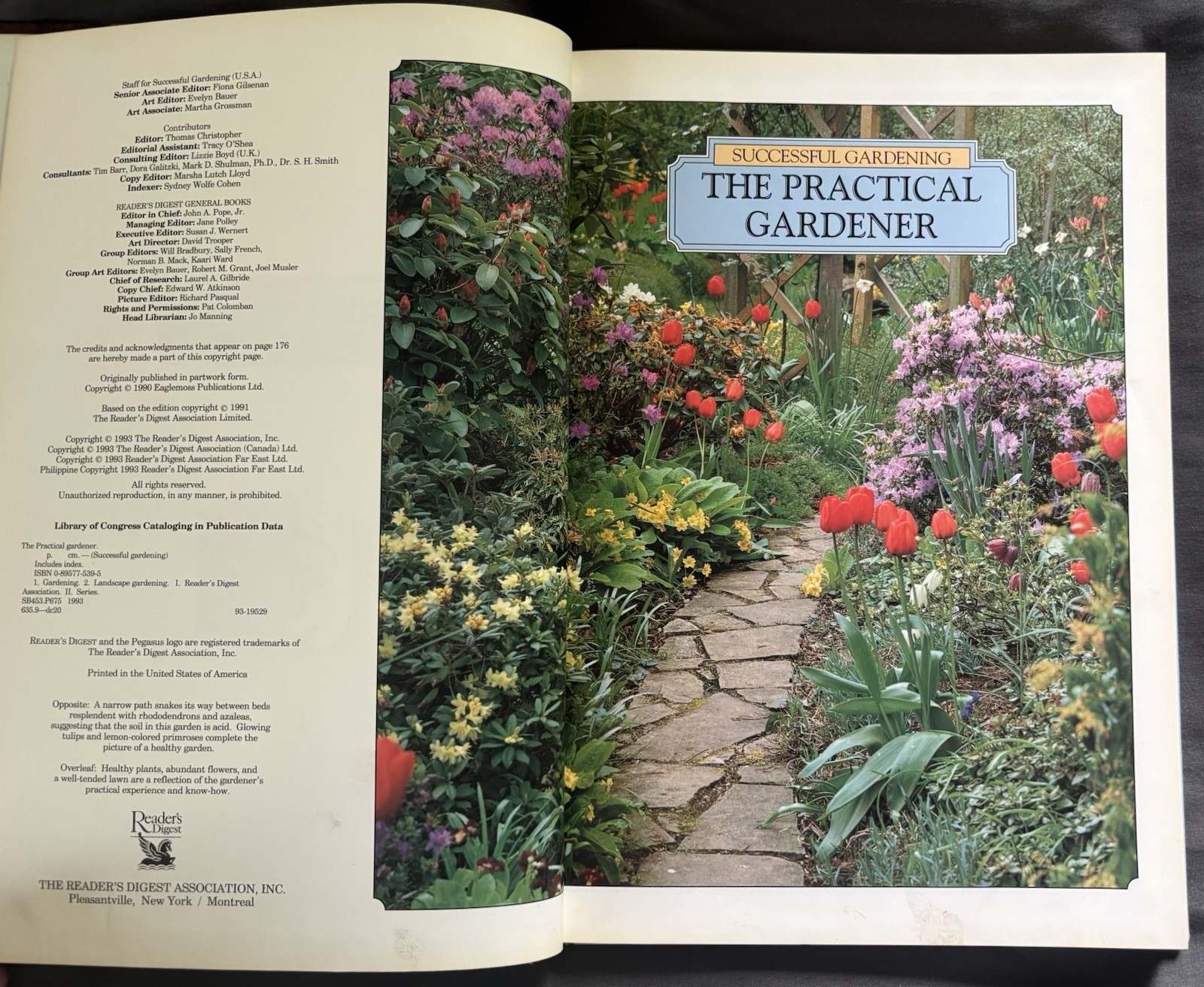 The Practical Gardener by Reader’s Digest Editors. 1993 Hardcover