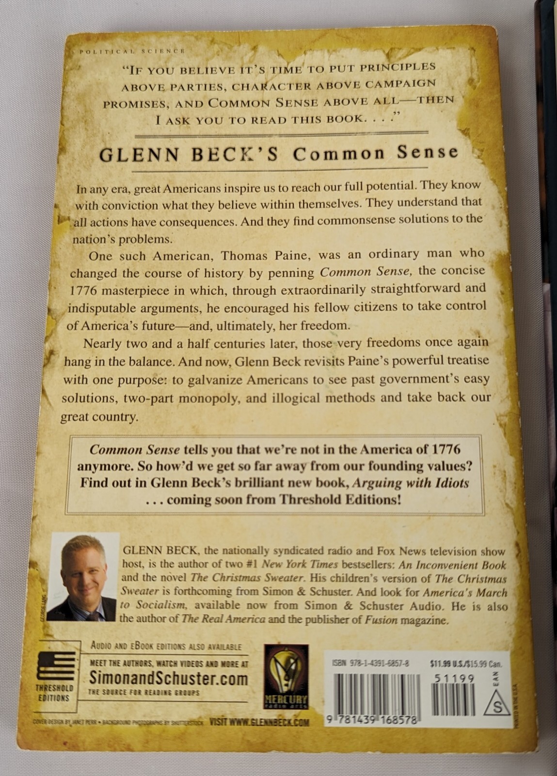 Glenn Beck Mixed Lot (3) Guns Conservative World Events Social Issue Political