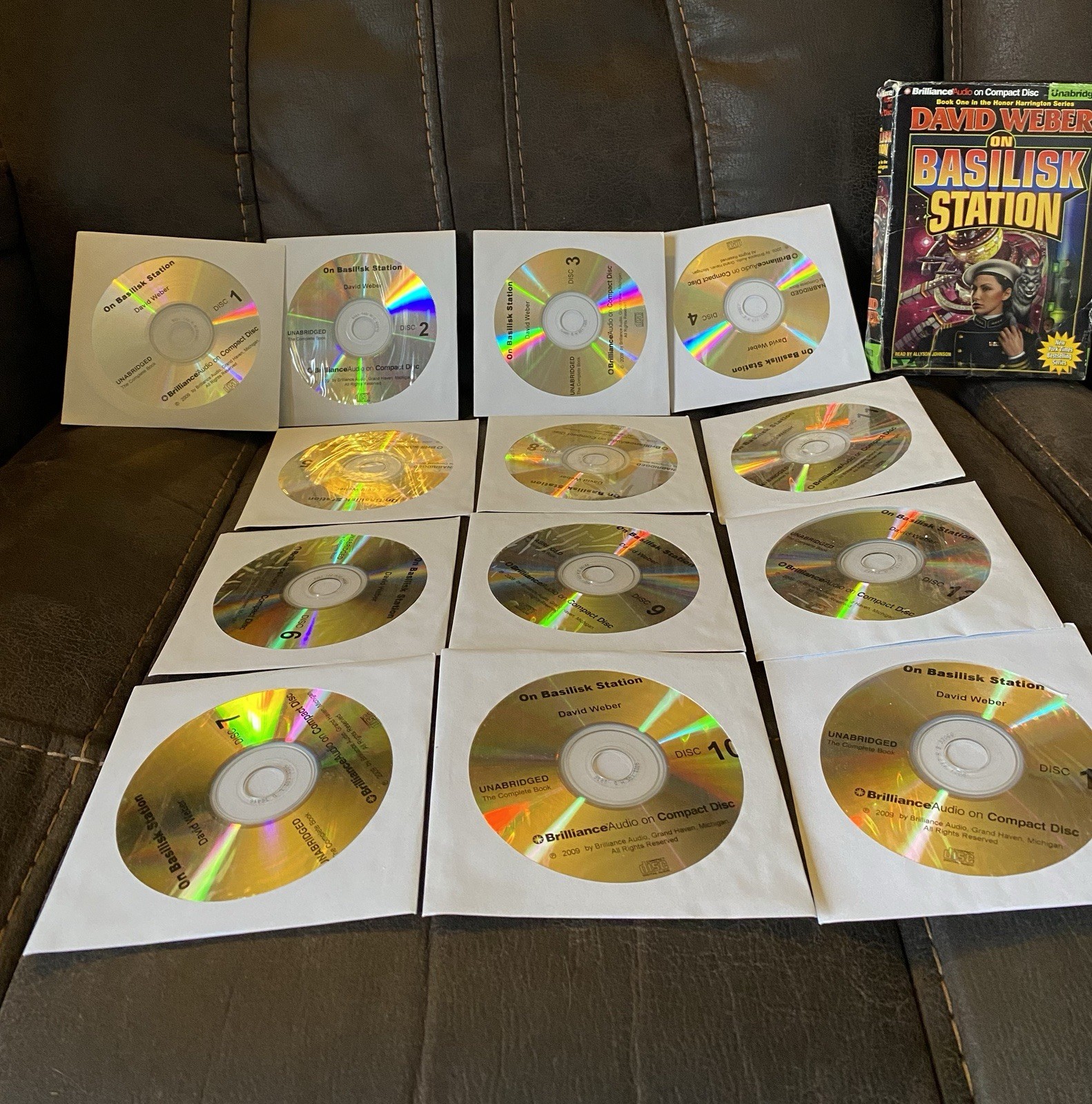 On Basilisk Station 01 Honor Harrington David Weber Audio Book Open Box 13 CDs