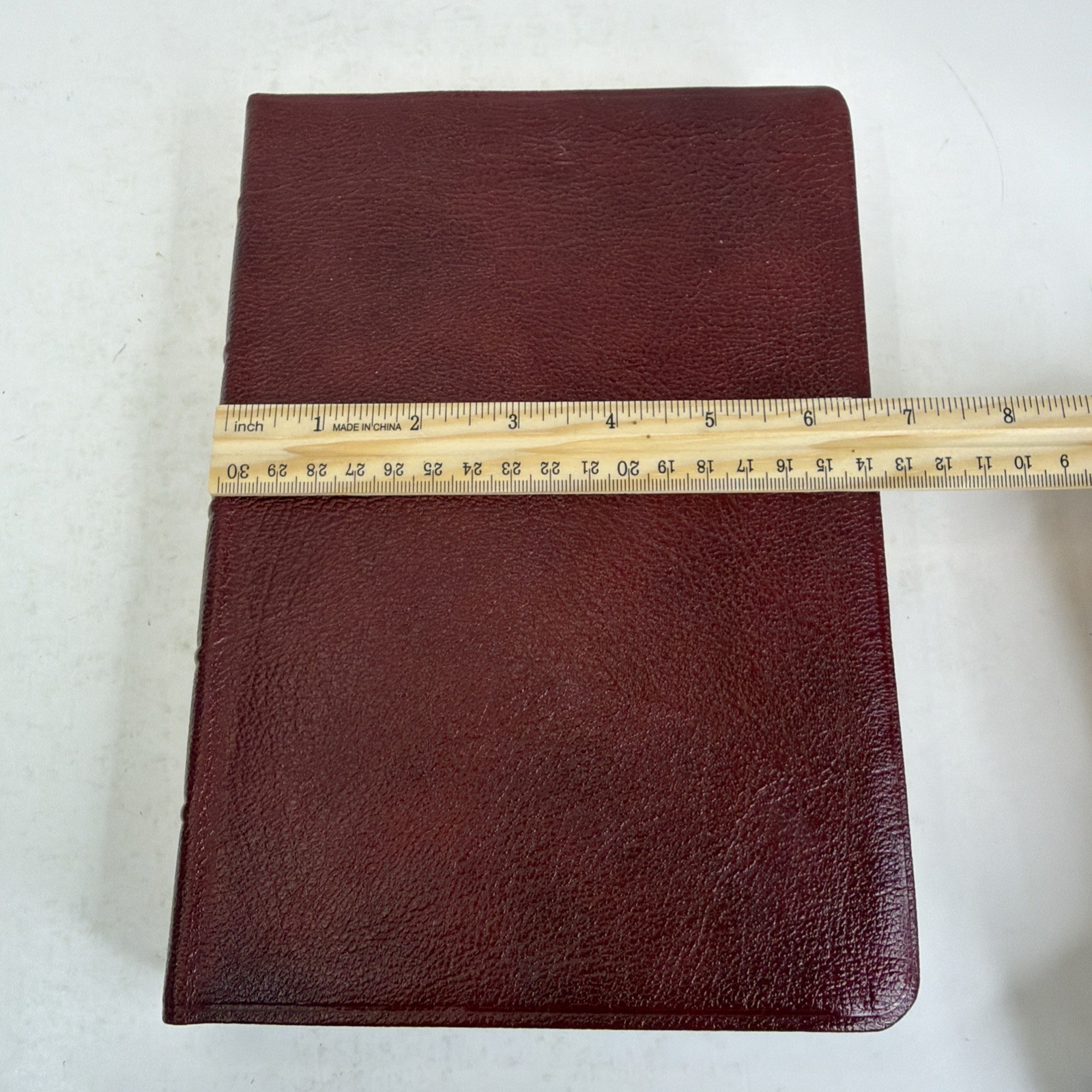 Kenneth Copeland Reference Ed. KJV Holy Bible Red Letter 1991 Genuine Leather