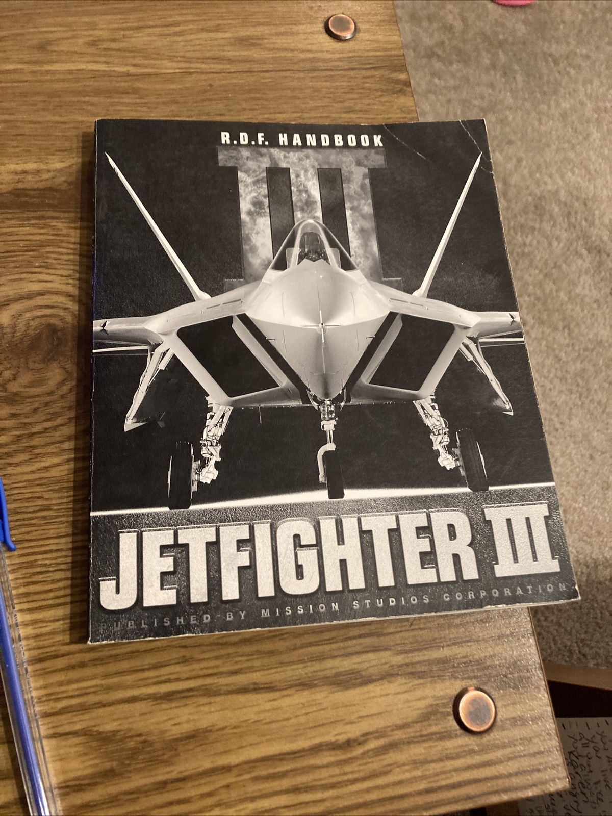 Jetfighter III, R.D.F. Handbook 1.2, Mission studios 1996 ( Book Only)