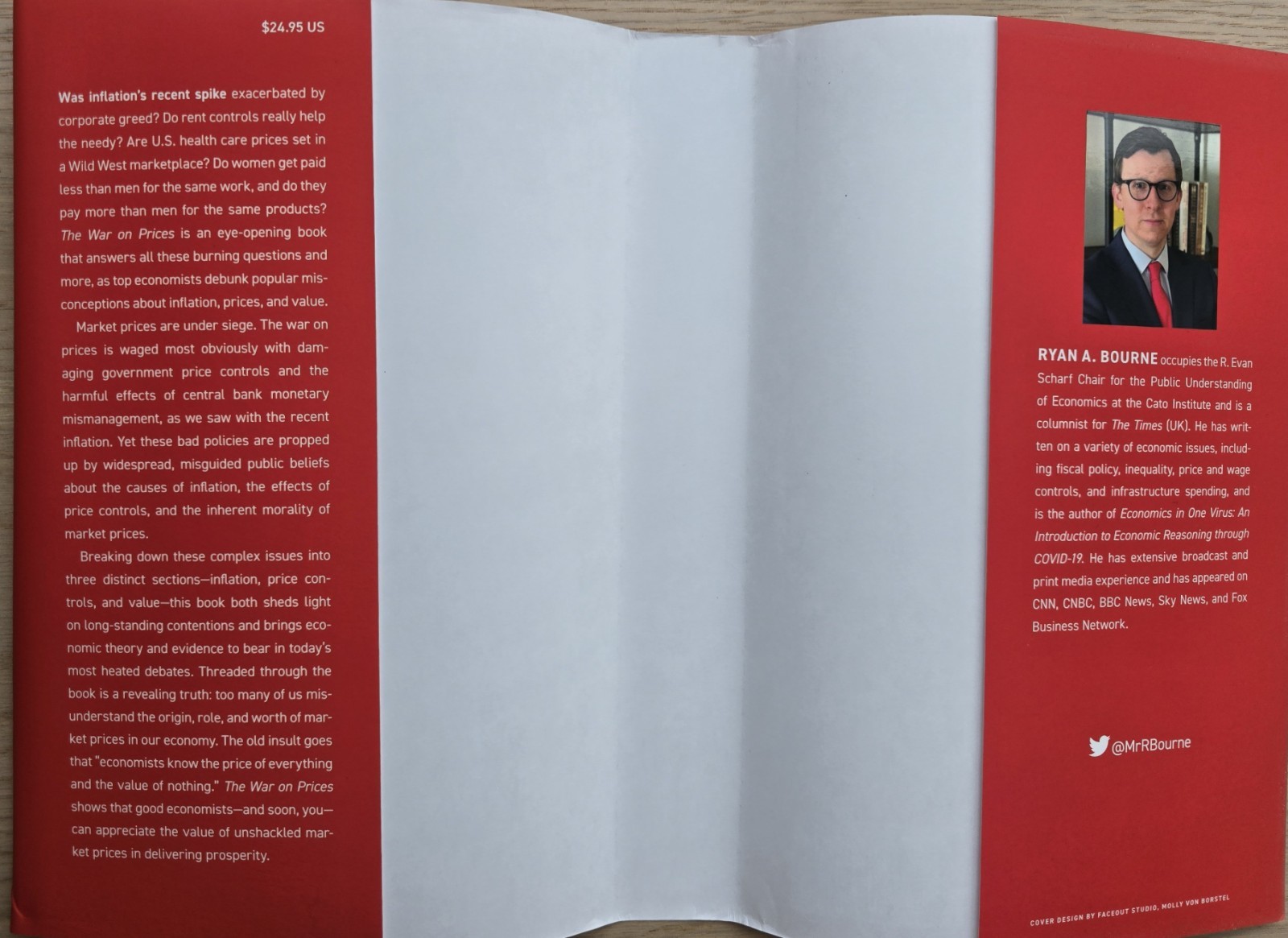 The War on Prices: Edited by Ryan A. Bourne – HC/DJ – ©2024 CATO Institute – New