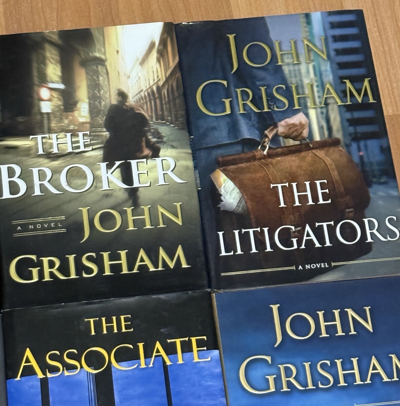 John Grisham Hardcover Lot Of 10 Books Nice Condition With Dust Jackets